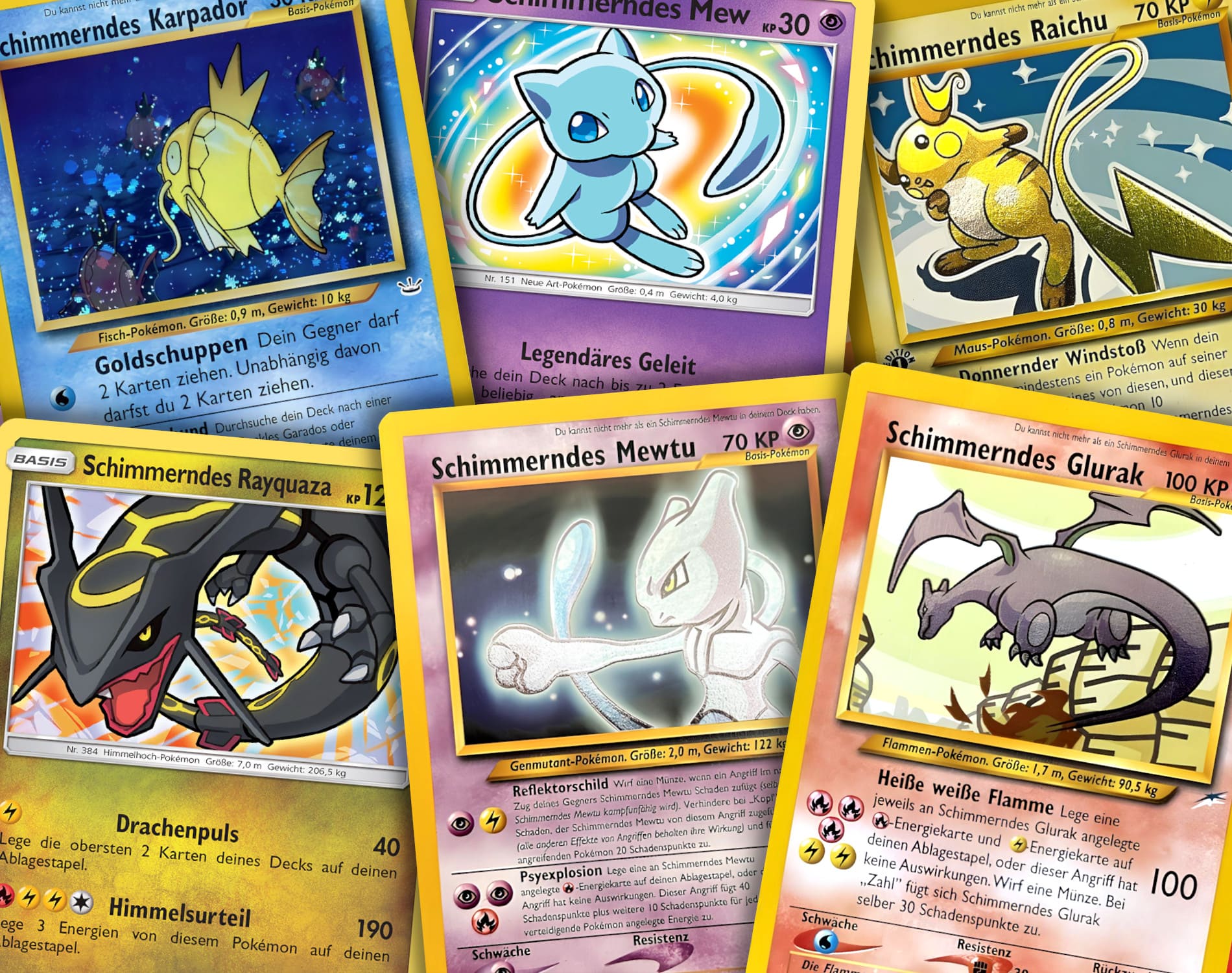 Schimmernde Pokémon: Alle glänzenden Karten im Überblick - Eine glanzvolle Reise durch die Geschichte der wertvollen Karten