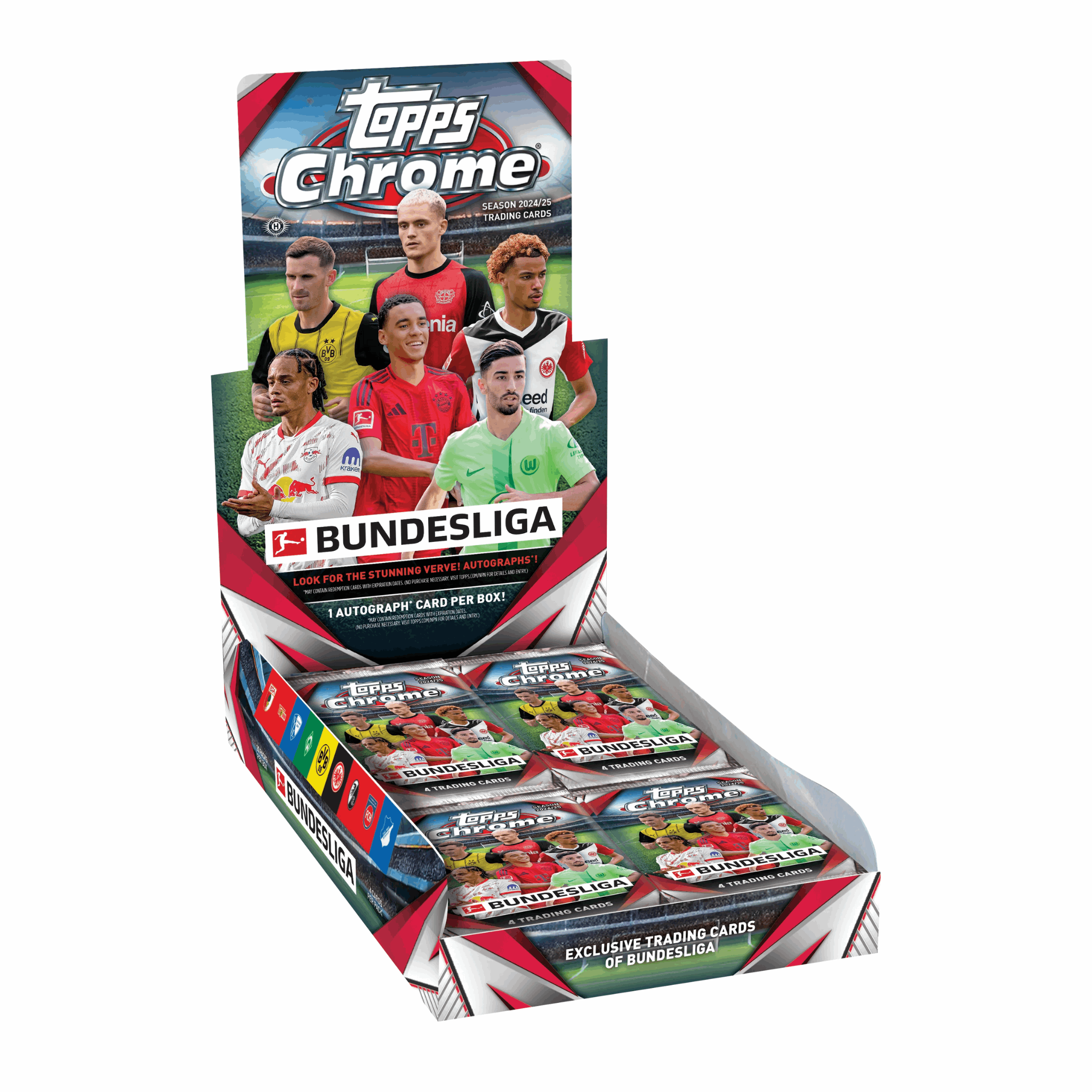 Topps 2025 - Chrome Bundesliga Hobby Box - EN
