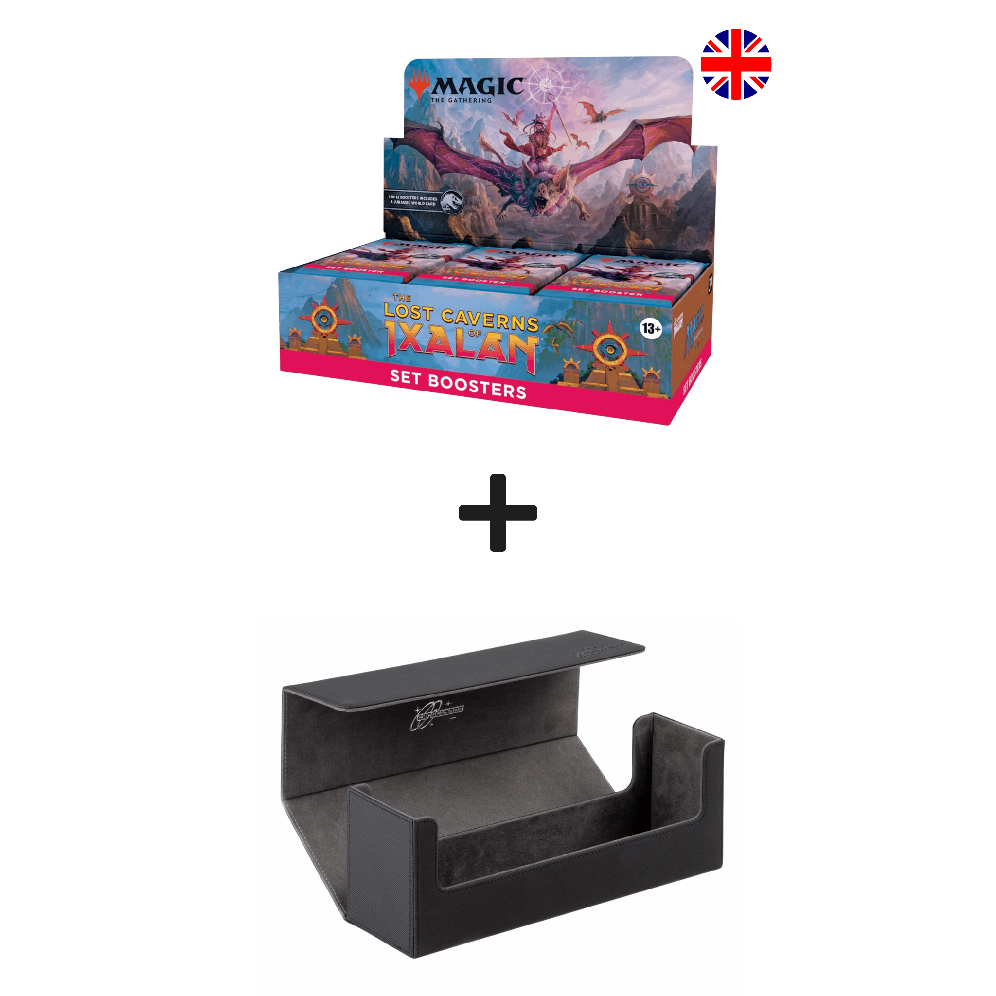 Magic: The Gathering – Lost Caverns of Ixalan Set Booster Box + 400+ Premium Storage Box