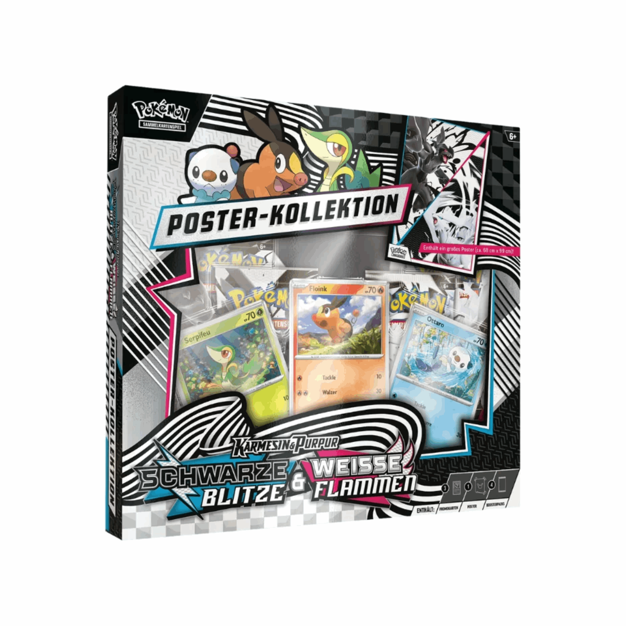 Pokémon - Karmesin & Purpur: Schwarze Blitze & Weiße Flammen Poster-Kollektion - DE