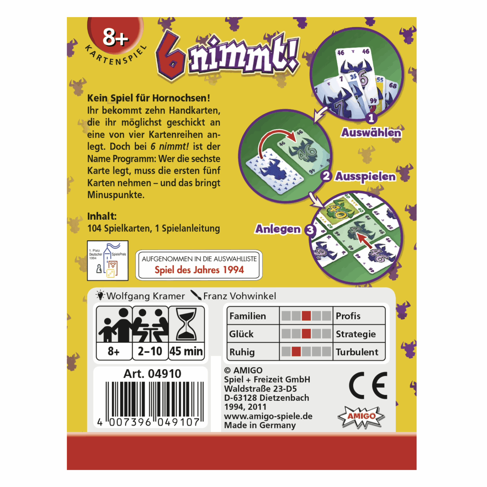 6 nimmt! Rückseite