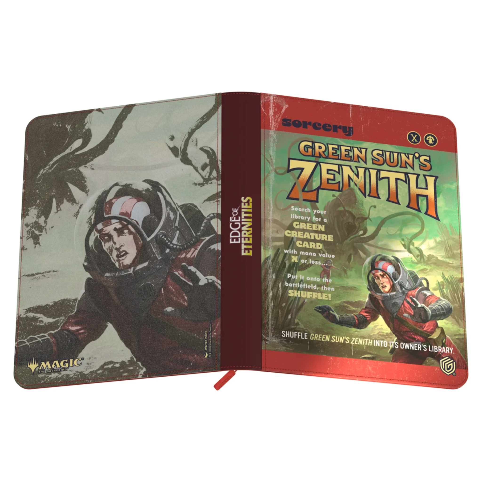 Ultimate Guard - Zipfolio 360 Xenoskin Edge of Eternities Green Sun’s Zenith (MTG)