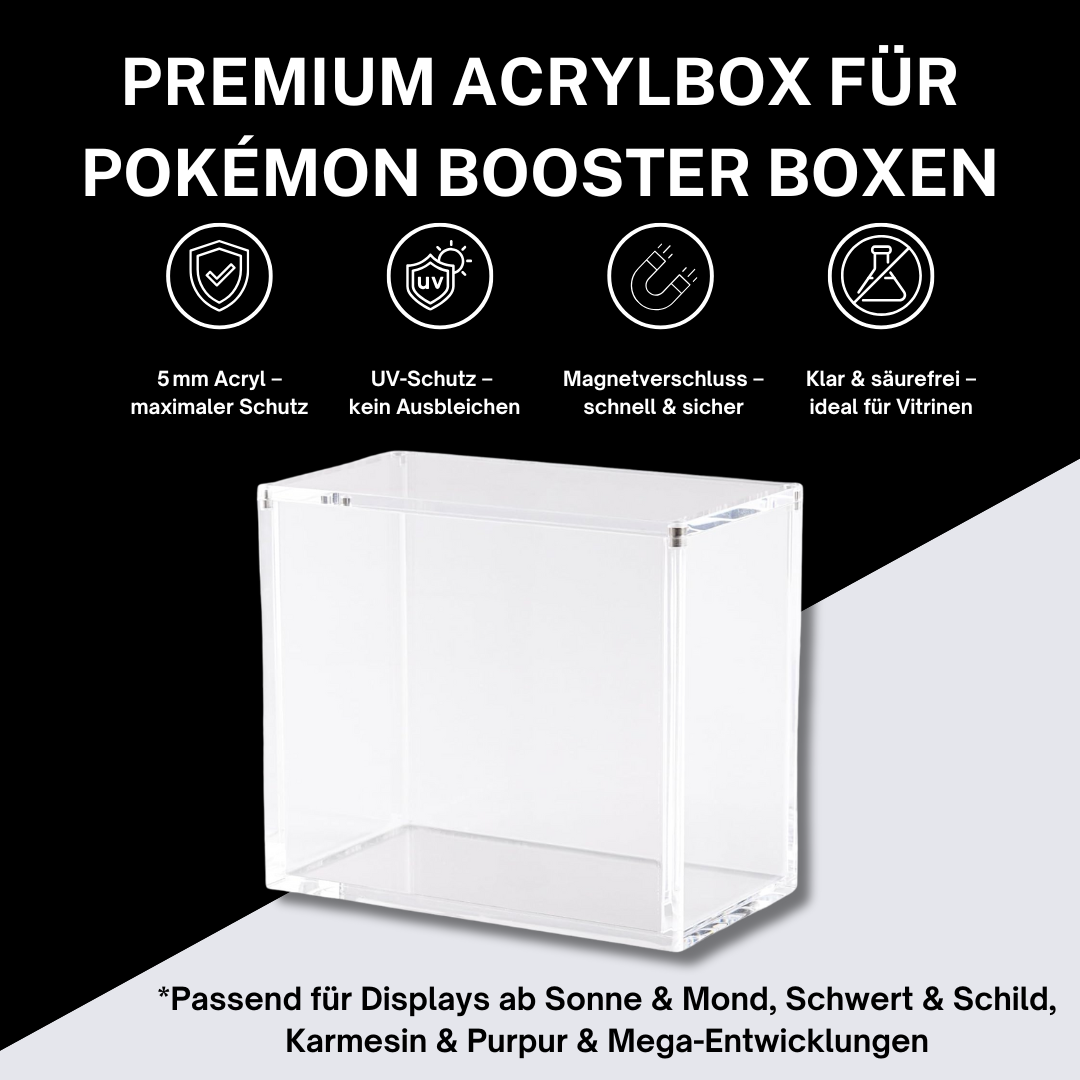 Cardcosmos - Coffret de boosters Pokémon en acrylique