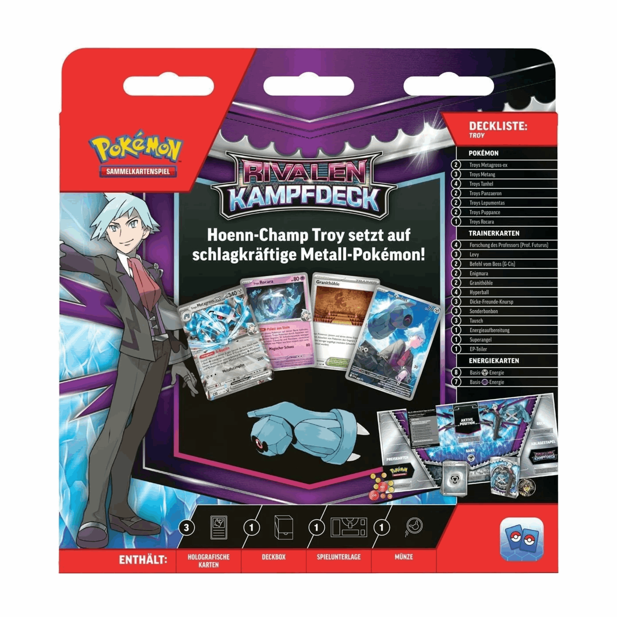 Pokémon - Rivalen Kampfdeck Mai 2025 Troy - DE