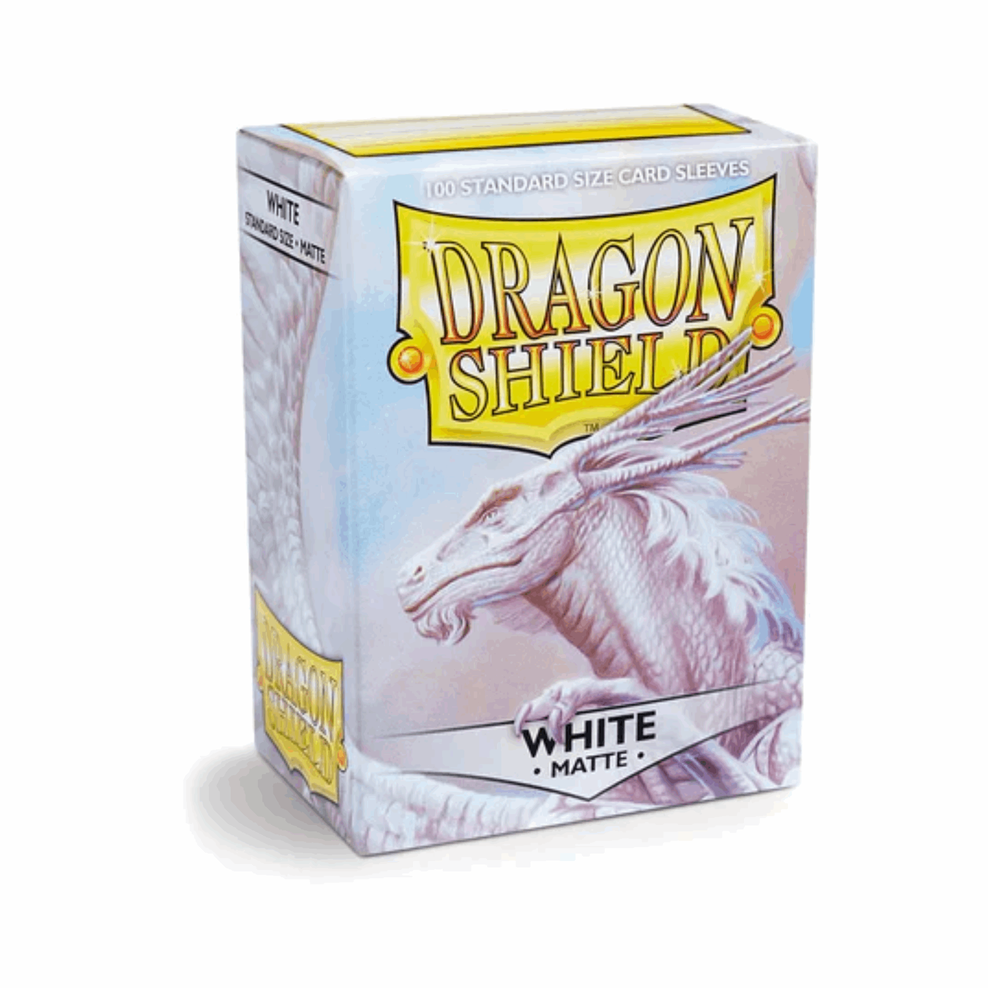 Dragon Shield Sleeves - Matte Standard White | 100stk