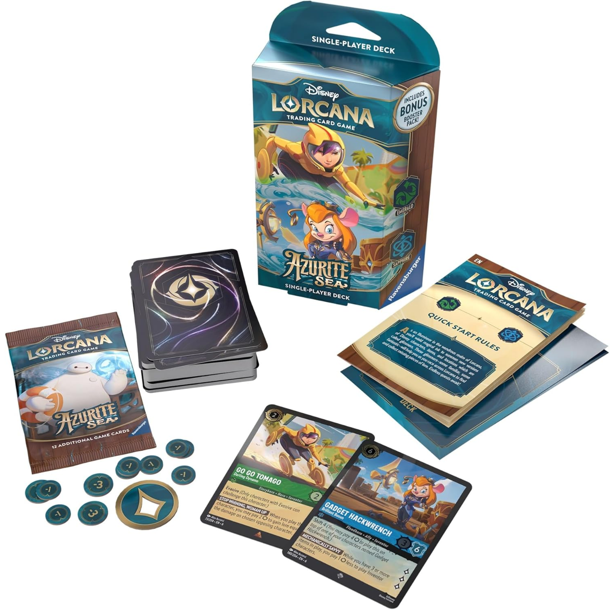 Disney Lorcana - Azurite Sea Starter Deck Display - EN - Cardcosmos
