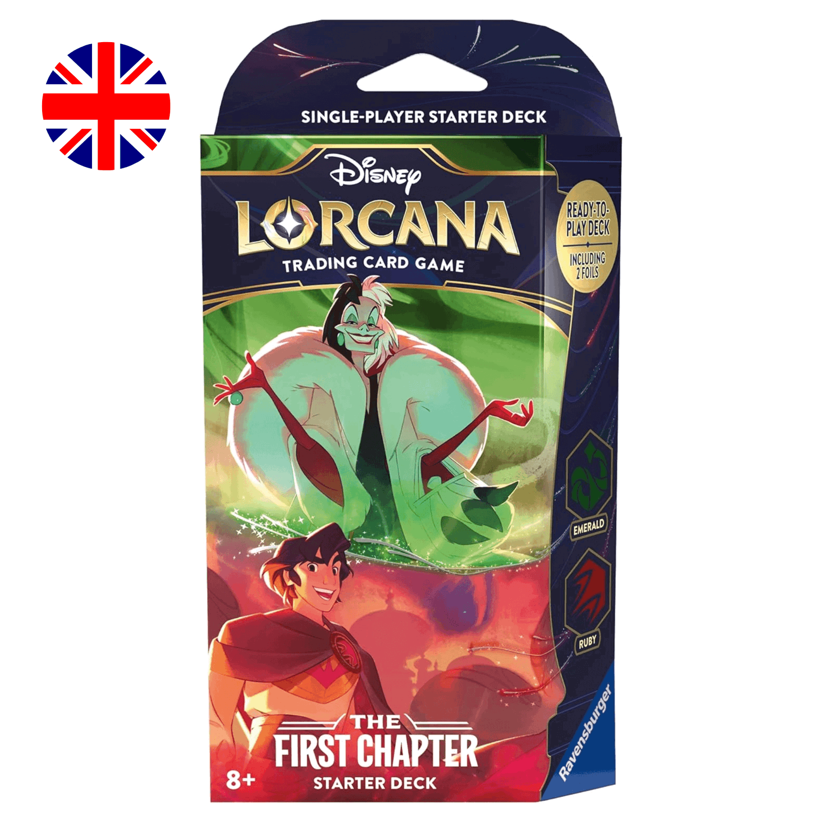 Disney Lorcana - Das Erste Kapitel: Starter Deck Smaragd & Rubin - EN
