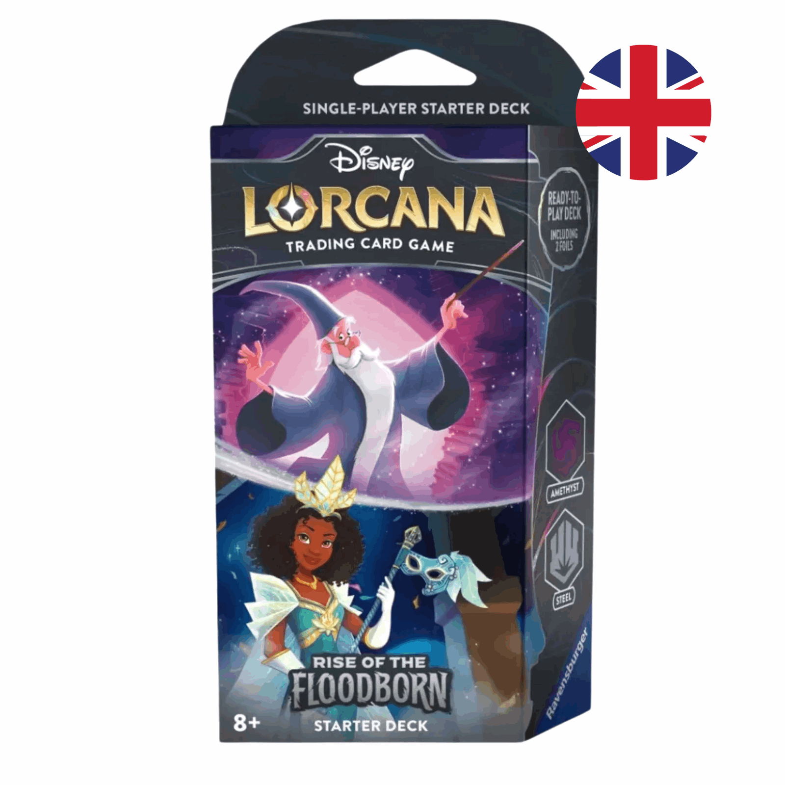 Disney Lorcana - Rise of the Floodborn Starter Deck - Amethyst / Steel - EN - cardcosmos
