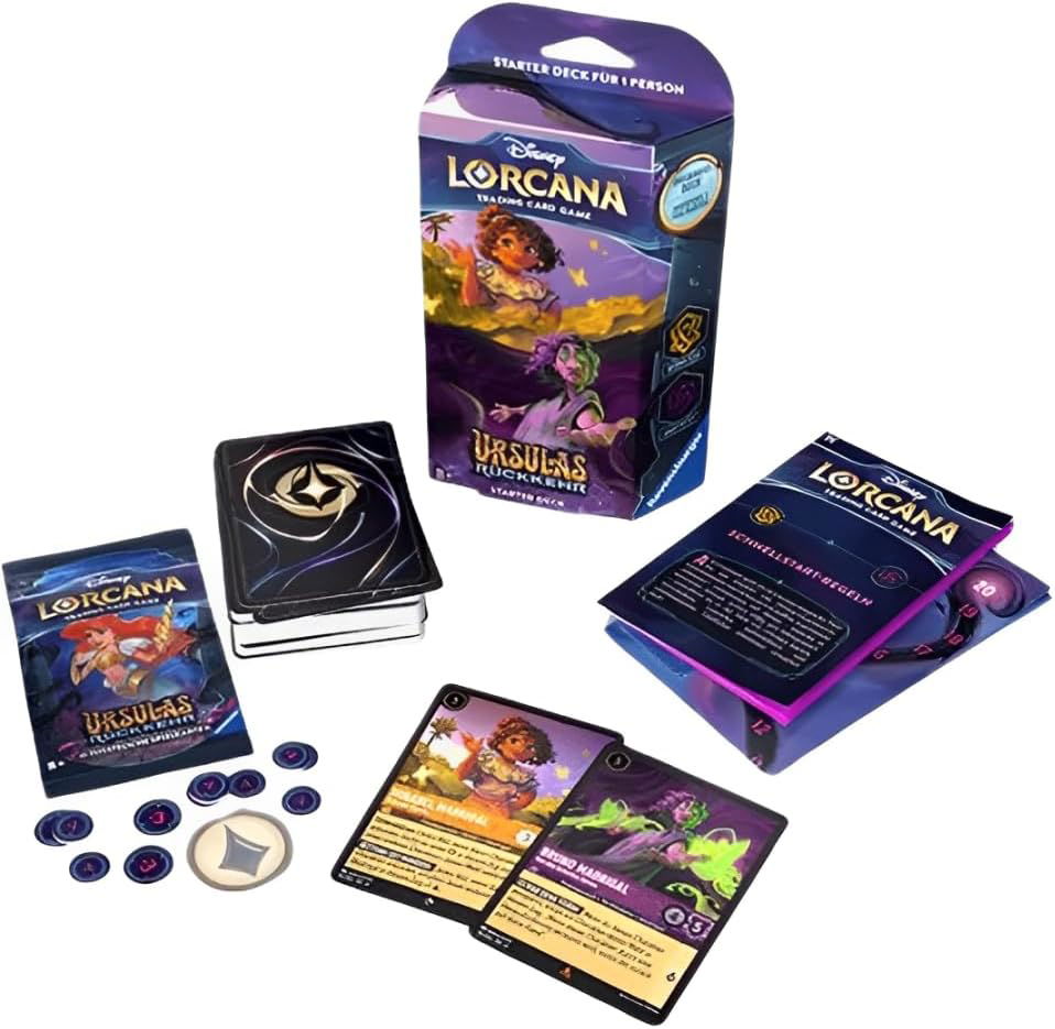 Disney Lorcana - Ursulas Return: Starter Deck Amber & Amethyst - EN - cardcosmos