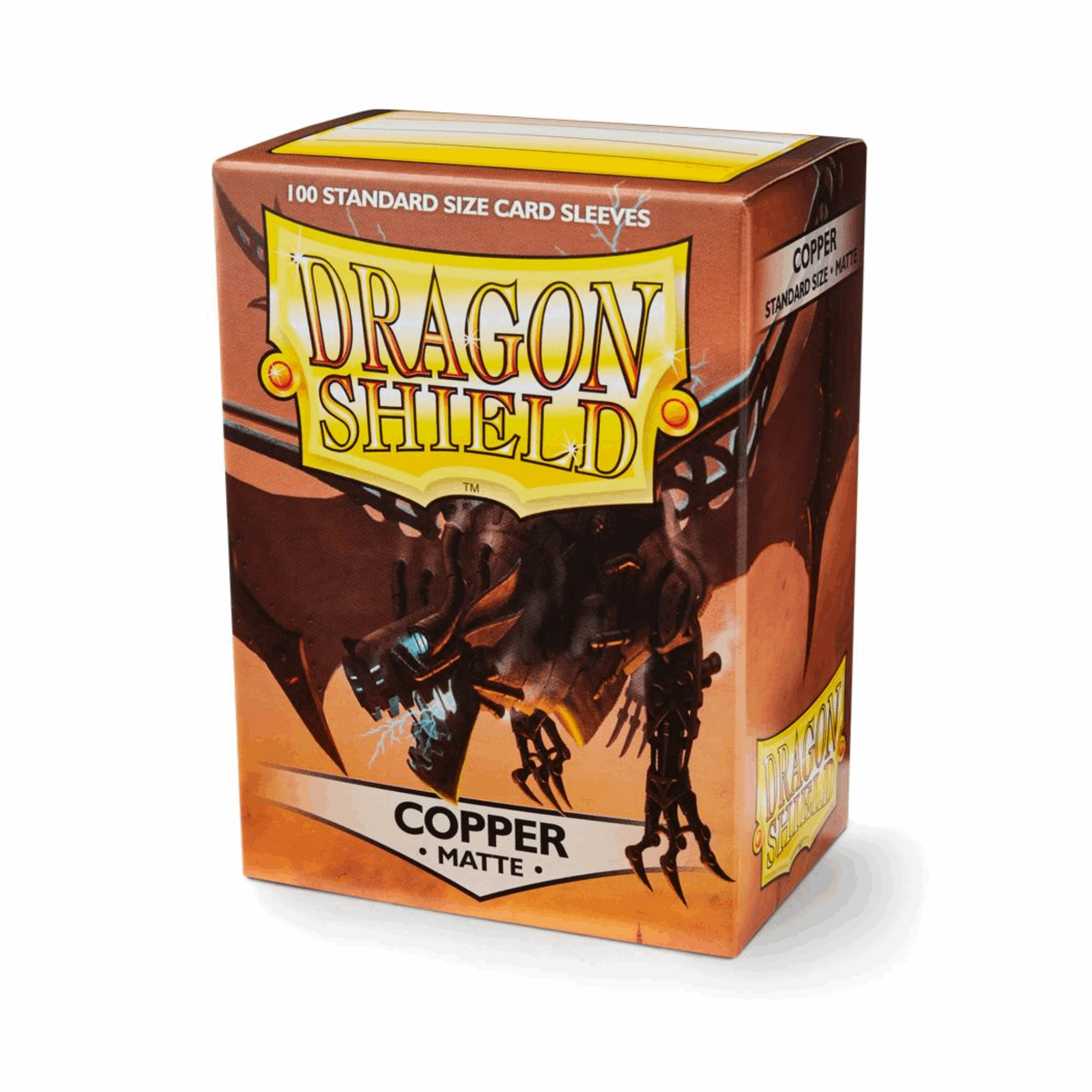 Dragon Shield Sleeves - Matte Standard - Copper - cardcosmos