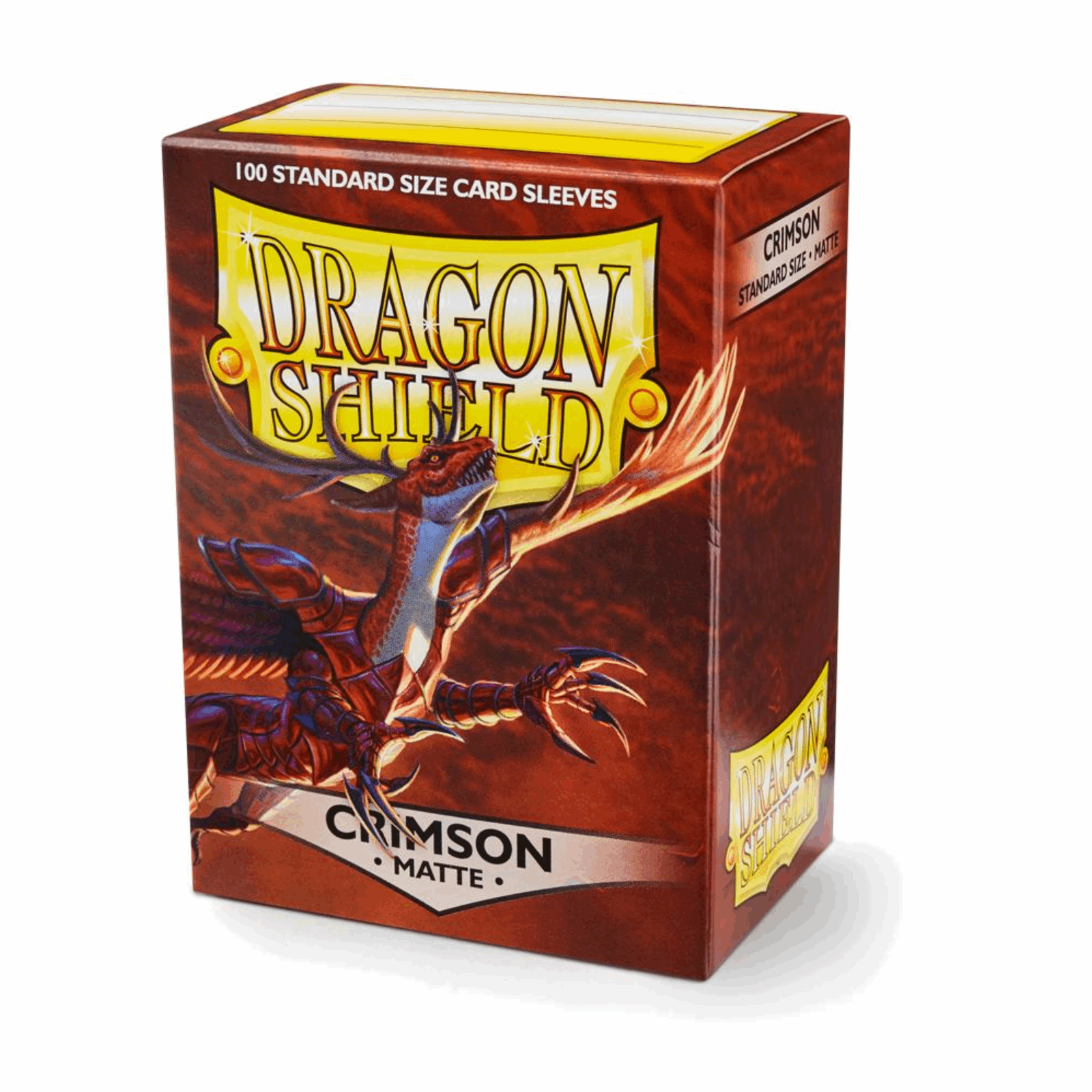 Dragon Shield Sleeves - Matte Standard - Crimson - cardcosmos