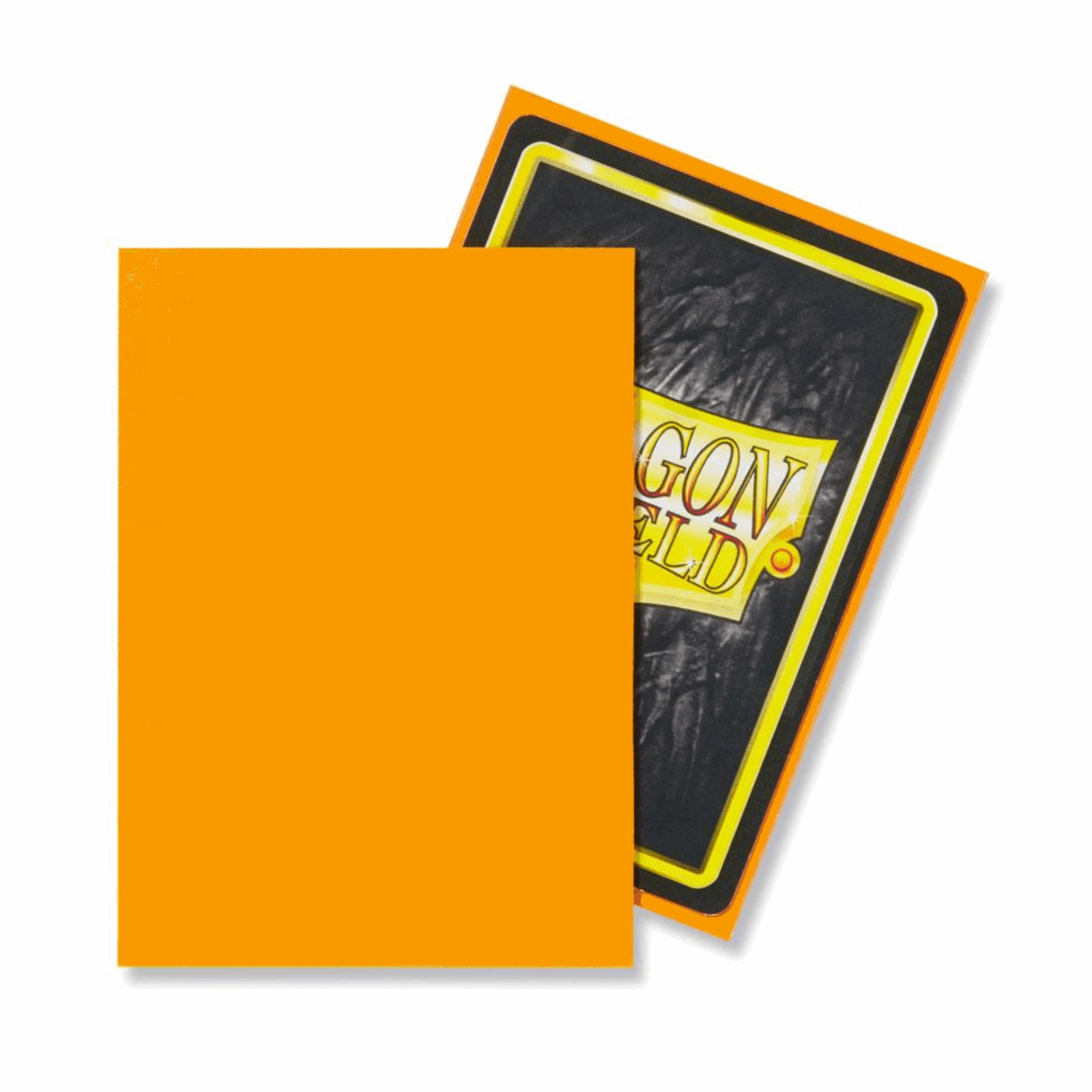 Dragon Shield Sleeves - Matte Standard - Orange - cardcosmos