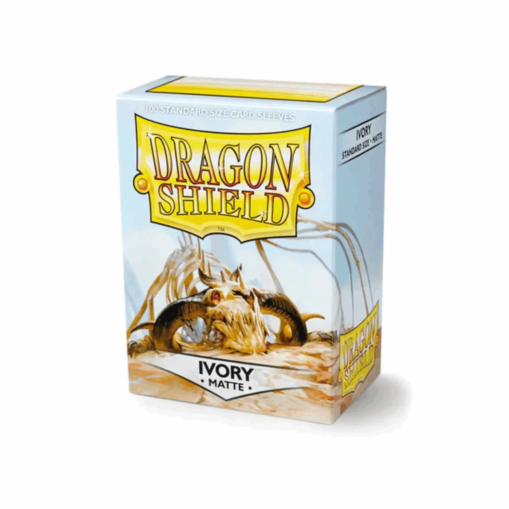 Dragon Shield Sleeves - Matte Standard Ivory | 100stk