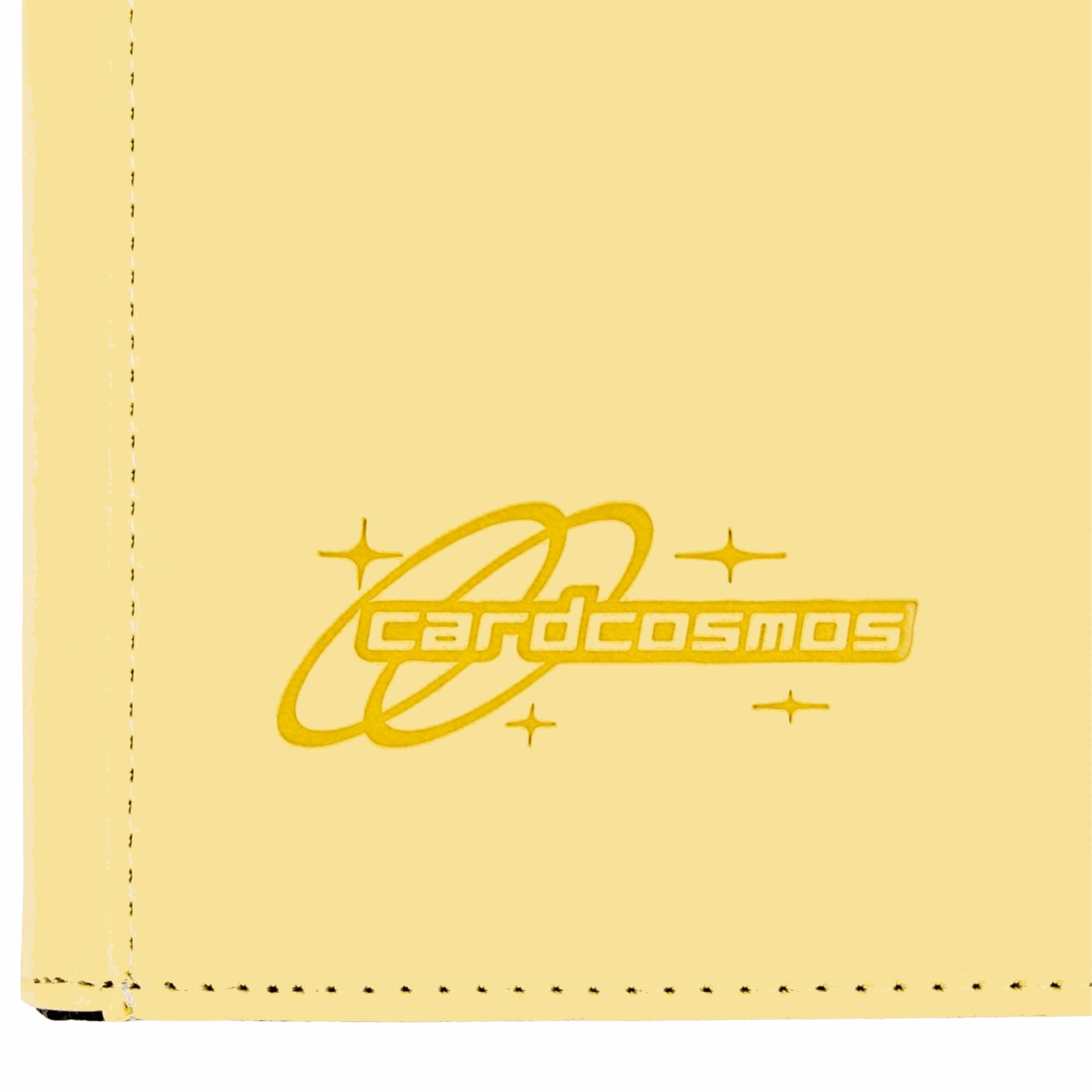 cardcosmos - 9 Pocket Zip Premium Leather Binder - Gelb