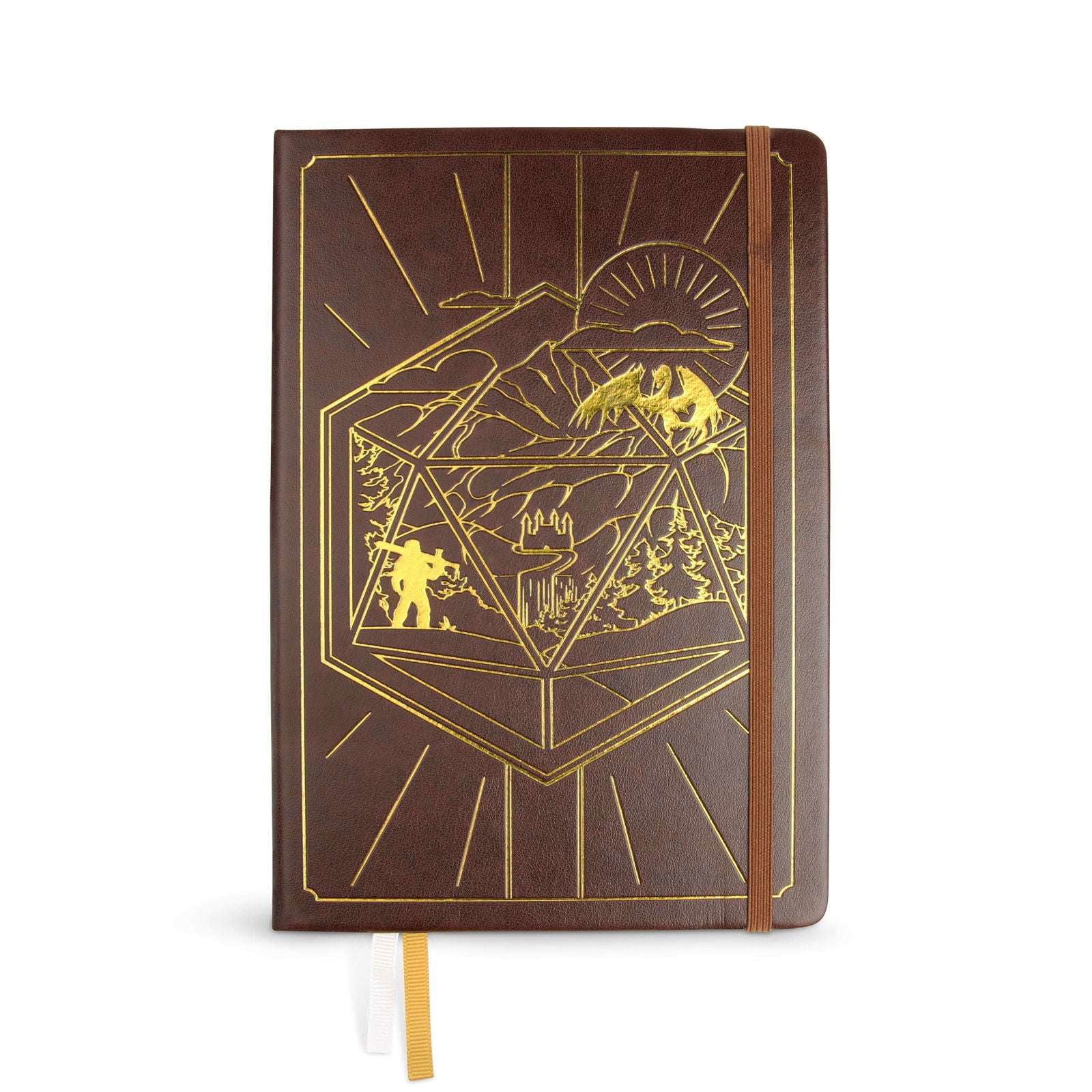 Glassstaff - DnD 5e Player Journal - Braun - cardcosmos Vorderansicht
