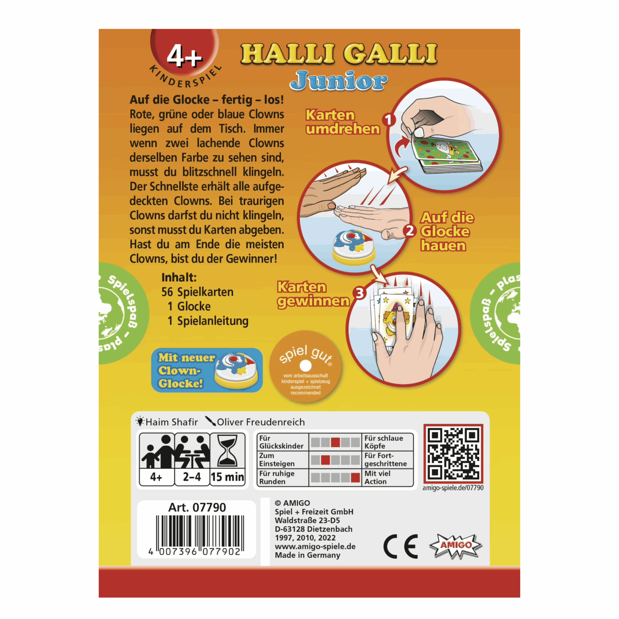 Halli Galli Junior Rückseite