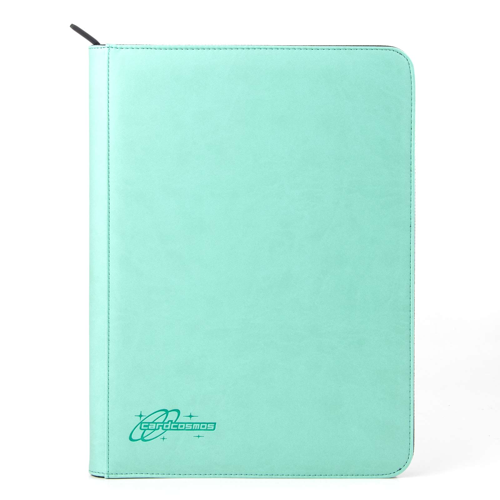 cardcosmos - 9 Pocket Zip Premium Leather Binder - Mintgrün