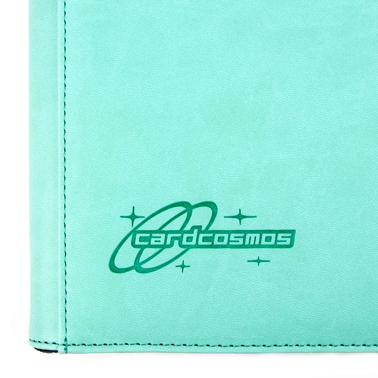 cardcosmos - 9 Pocket Zip Premium Leather Binder - Mintgrün