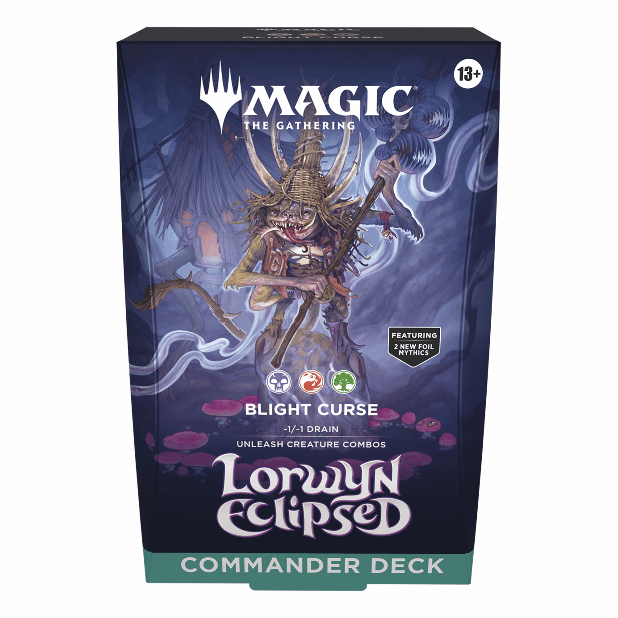Magic: The Gathering - Lorwyn Eclipsed Commander Deck Blight Curse - EN