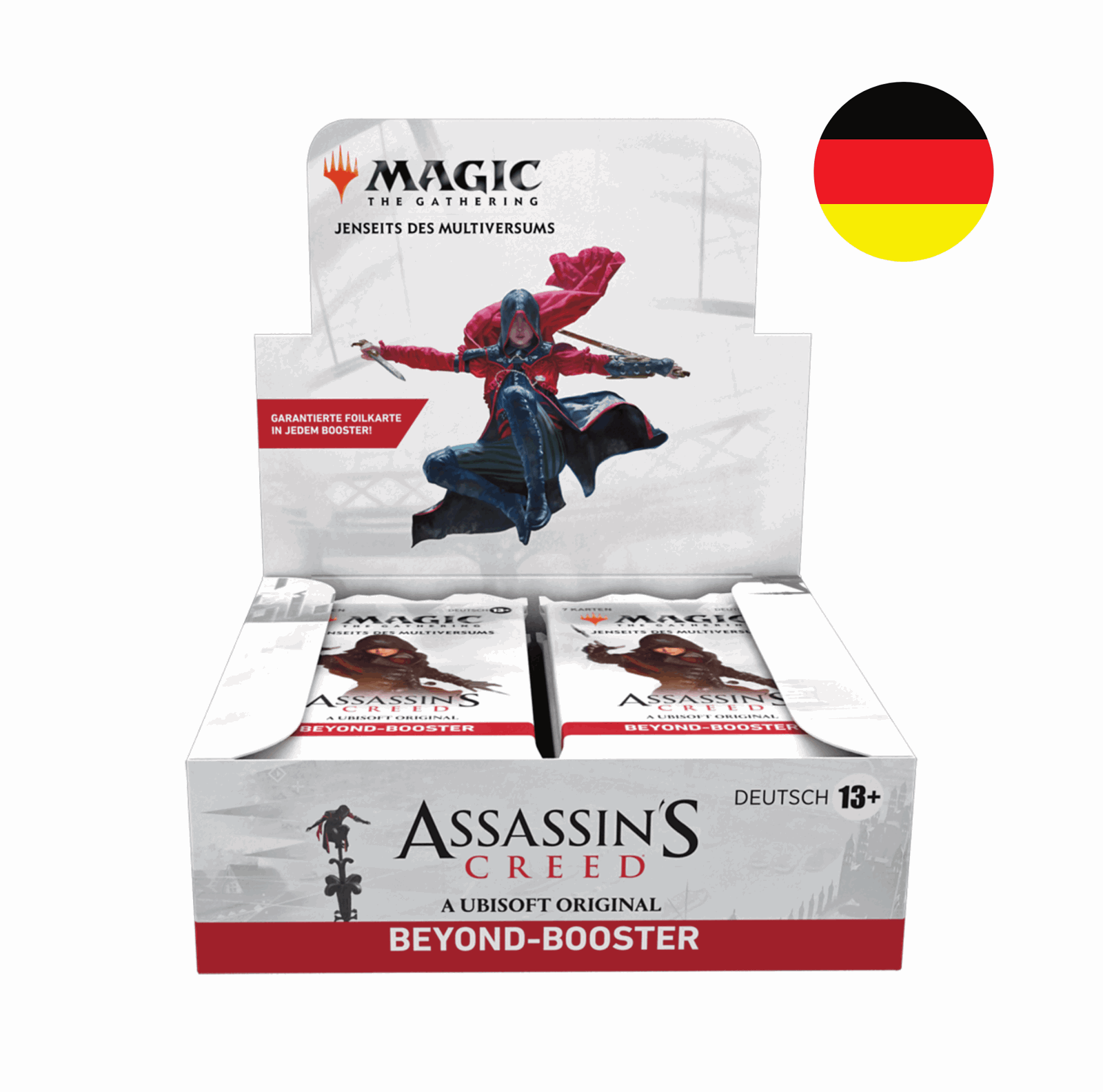Magic: The Gathering - Jenseits des Multiversums: Assassin's Creed - Beyond-Booster-Display - DE - cardcosmos