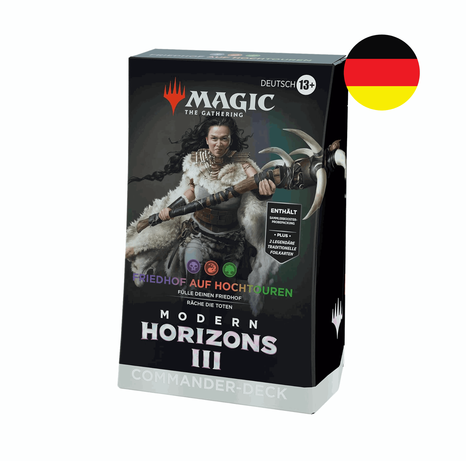 Magic: The Gathering - Modern Horizons 3 - Friedhof auf Hochtouren Commander Deck - DE