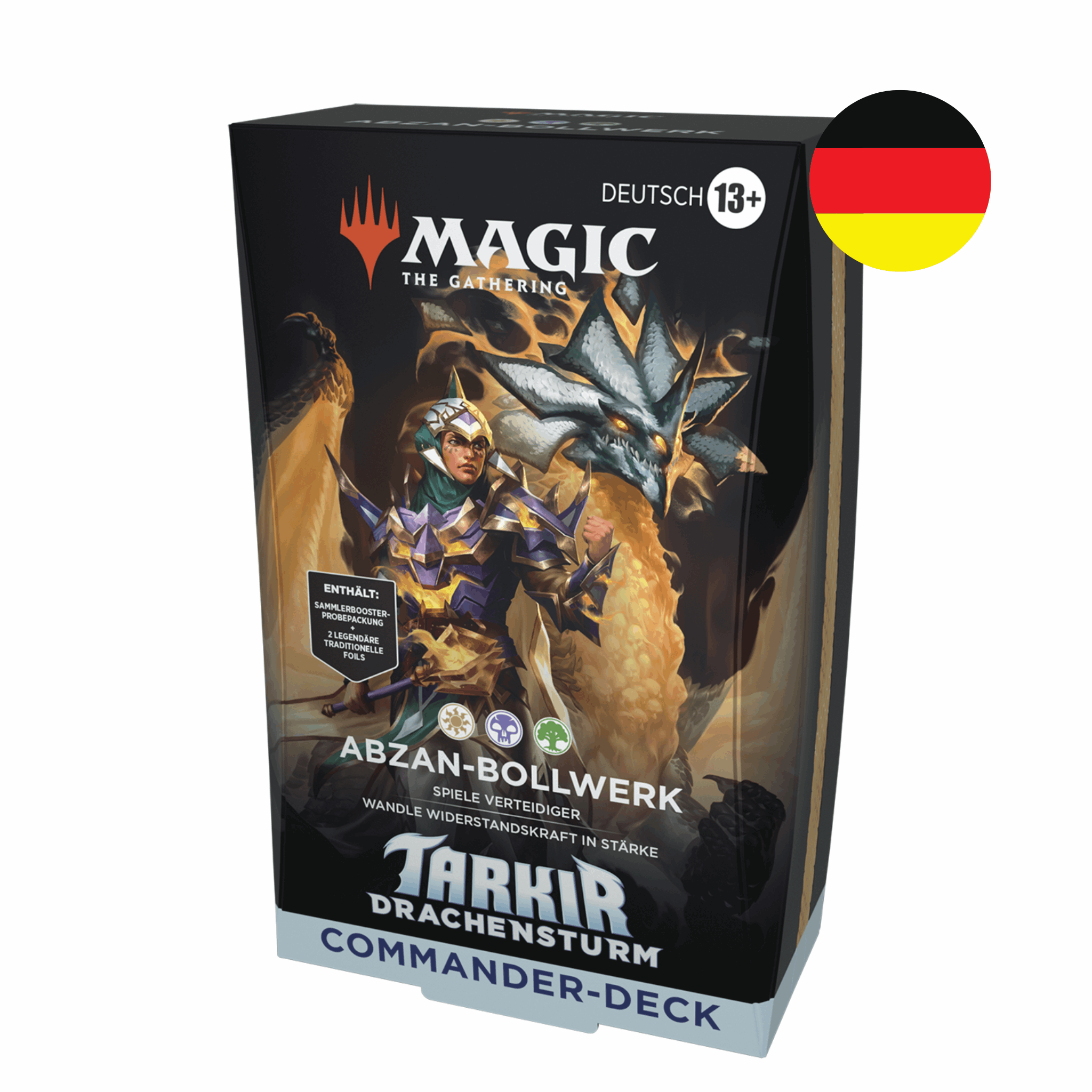 Magic: The Gathering - Tarkir: Drachensturm Abzan Bollwerk Commander Deck - DE