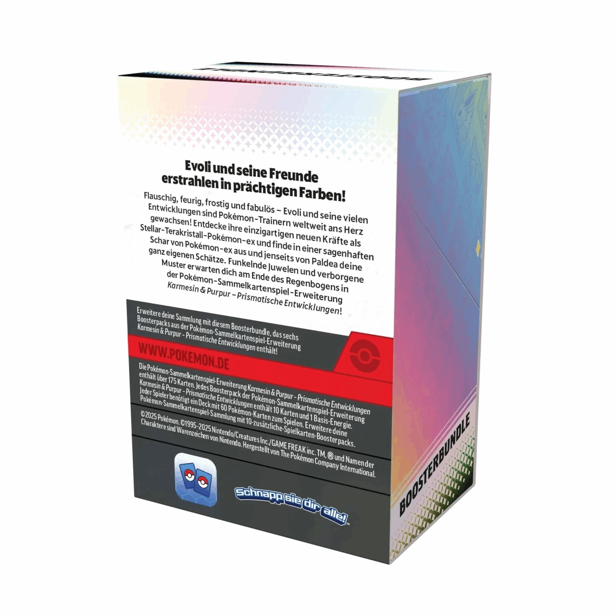 Pokémon - Prismatische Entwicklungen Booster Bundle - DE Rückseite