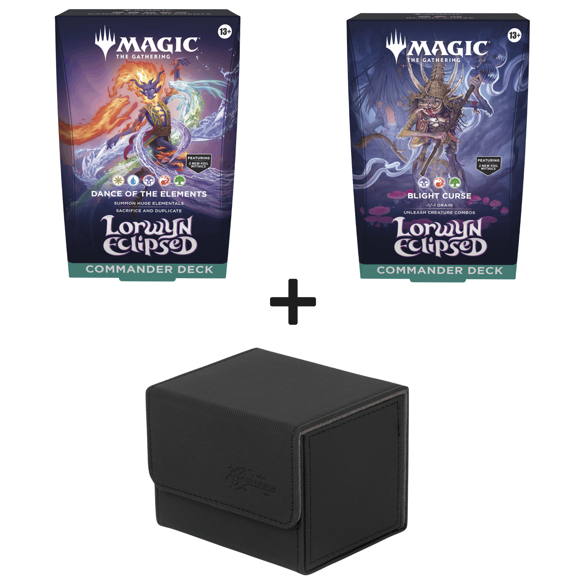 Magic: The Gathering Lorwyn Eclipsed Commander Deck Bundle & Deck Box