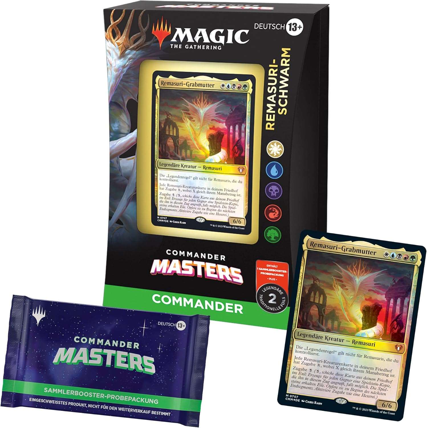 Magic: The Gathering - Commander Masters - Commander-Deck – Remasuri-Schwarm - DE - cardcosmos