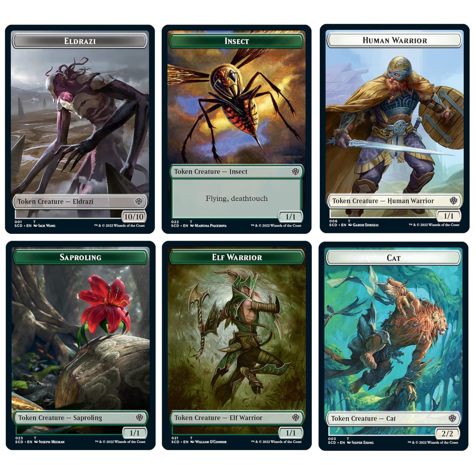 Magic: The Gathering - Commander Starter Decks 2022 Token Triumph - EN 6 Karten