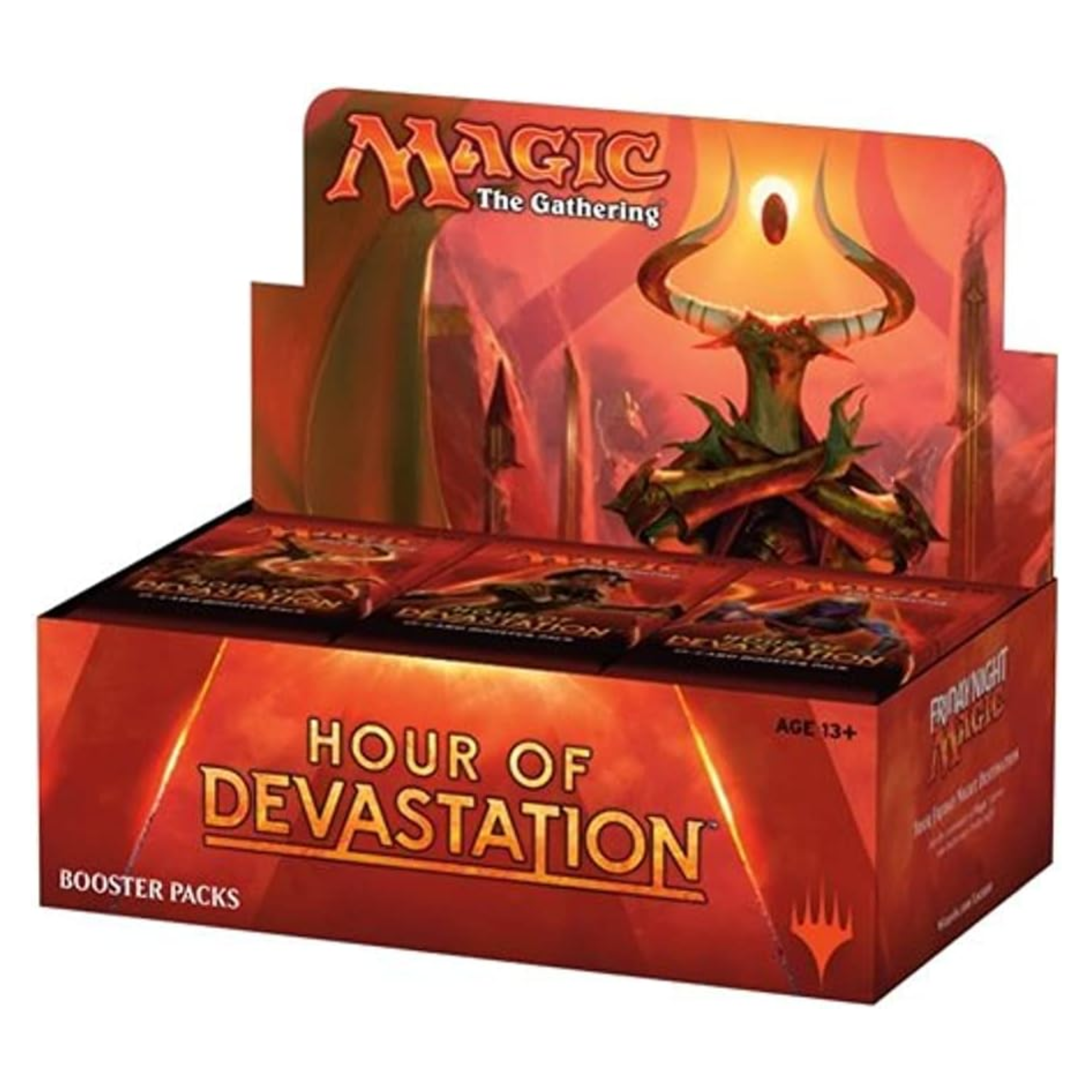 Magic: The Gathering - Hour of Devastation Booster Display - EN seitlich