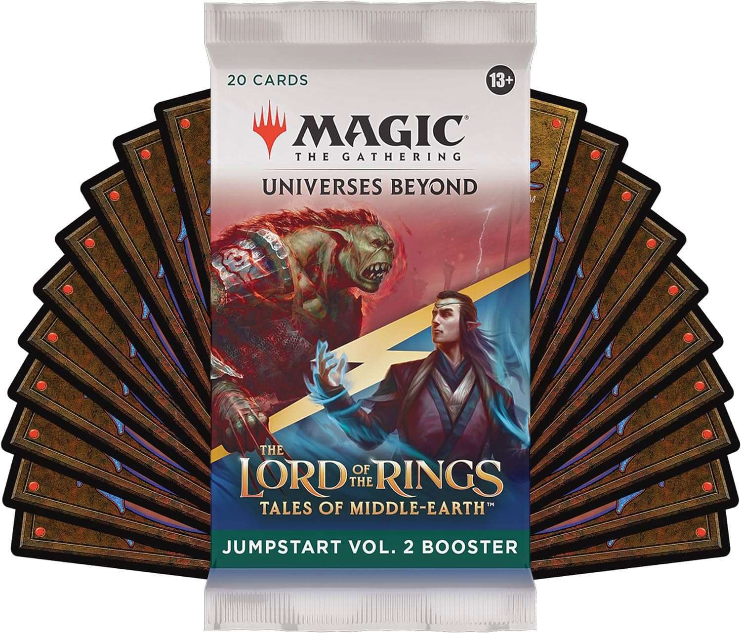 Magic: The Gathering - Lord of the Rings: Tales of Middle-earth Jumpstart Booster Pack Vol. 2 - EN Booster Pack mit Vielen Karten