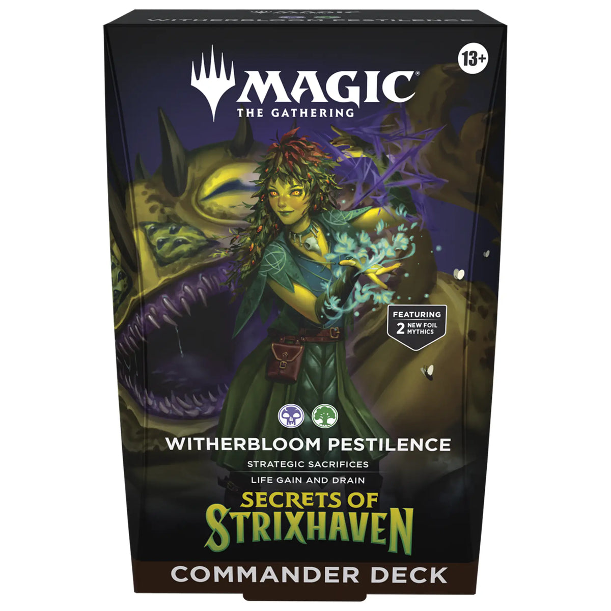 MTG Witherbloom Pestilence English 英語版 MTG Secrets of Strixhaven Commander Deck Witherbloom English