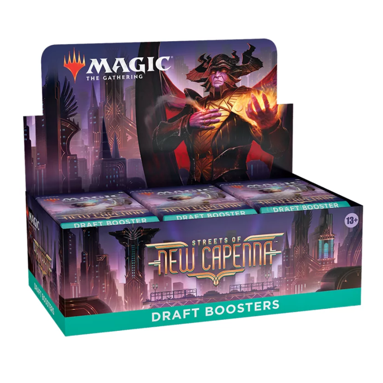 Magic: The Gathering - Streets of New Capenna Draft Booster Display - EN Display offen