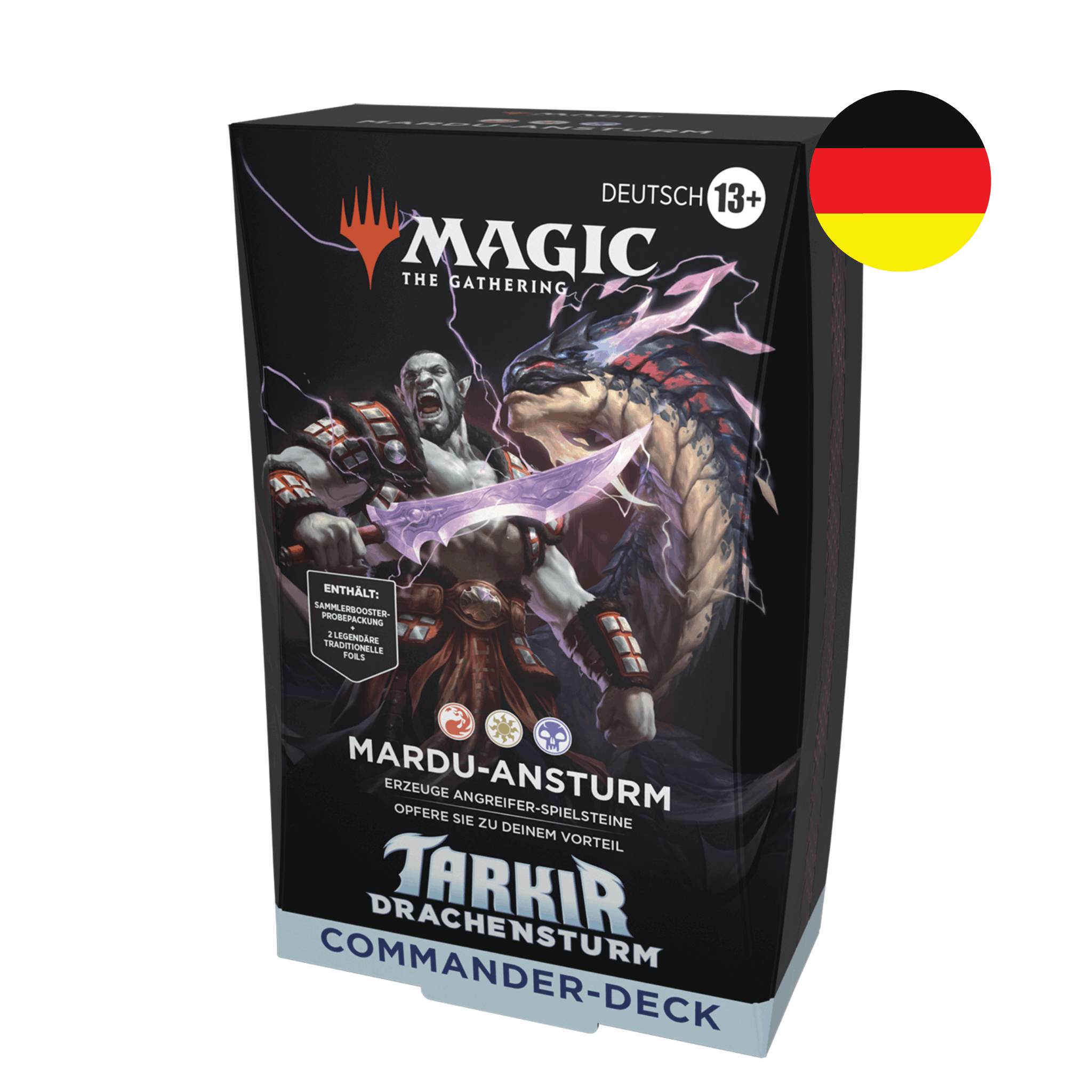 Magic: The Gathering - Tarkir: Drachensturm Mardu Ansturm Commander Deck - DE