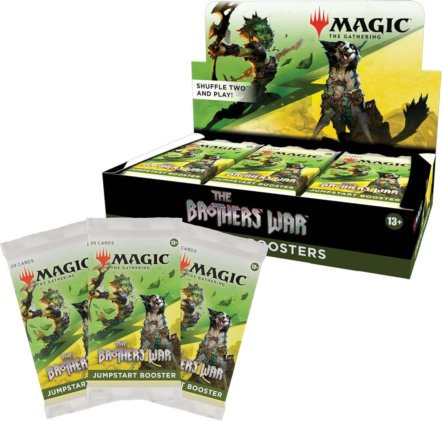 Magic: The Gathering - The Brothers War Jumpstart Booster Display - EN mit Booster Pack