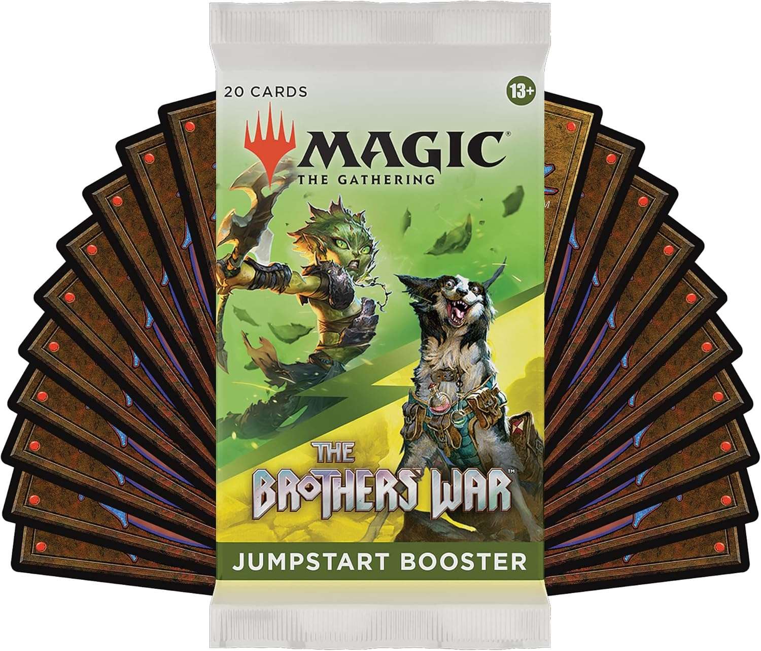Magic: The Gathering - The Brothers War Jumpstart Booster Display - EN Booster Pack Vorderseite