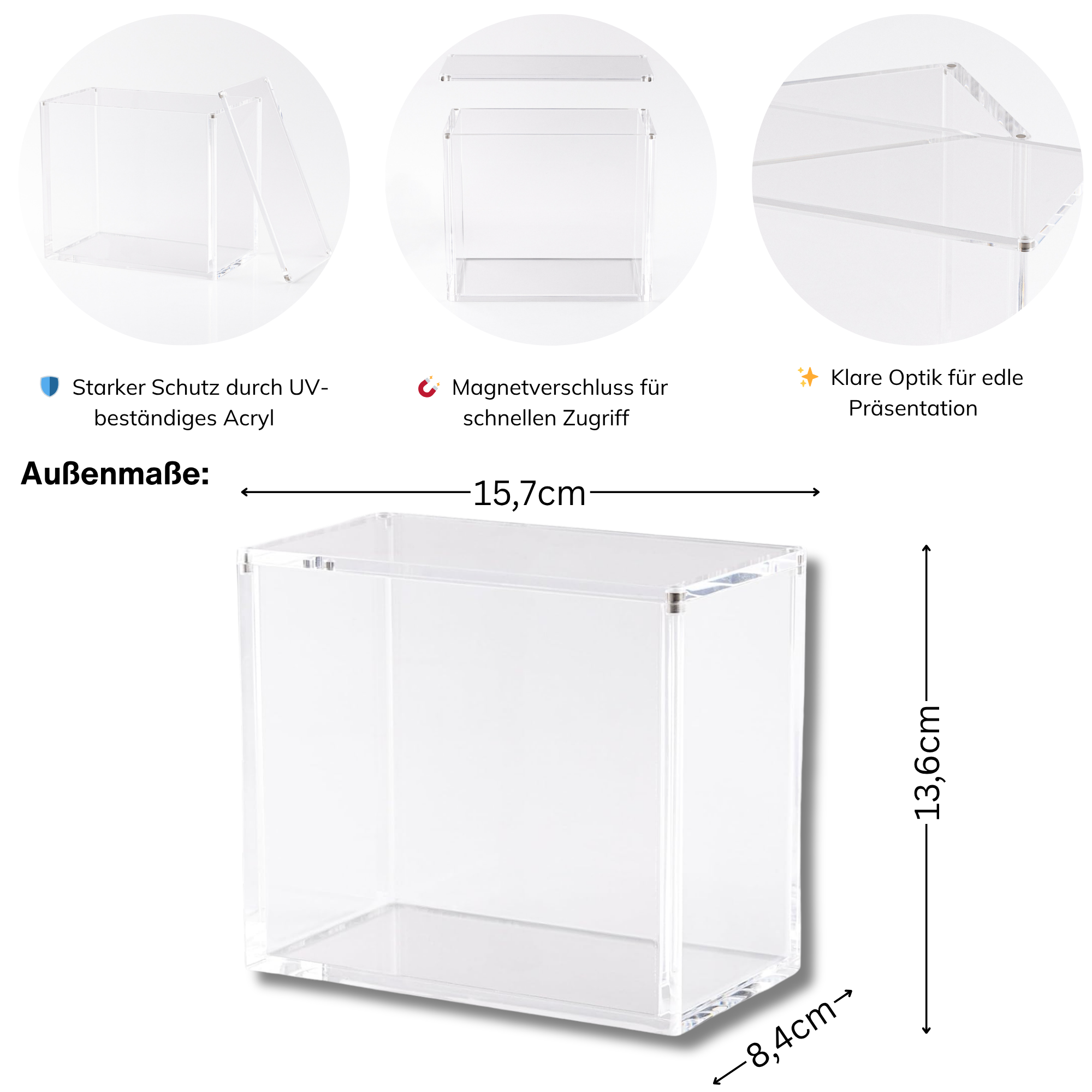 Cardcosmos - Coffret de boosters Pokémon en acrylique