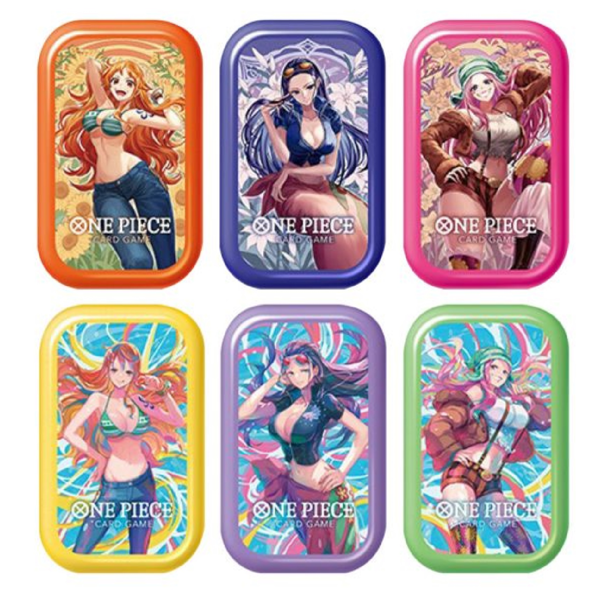 Jeu de cartes One Piece - Coffret de 6 mini-boîtes métalliques Vol. 01 (TS-02) - EN