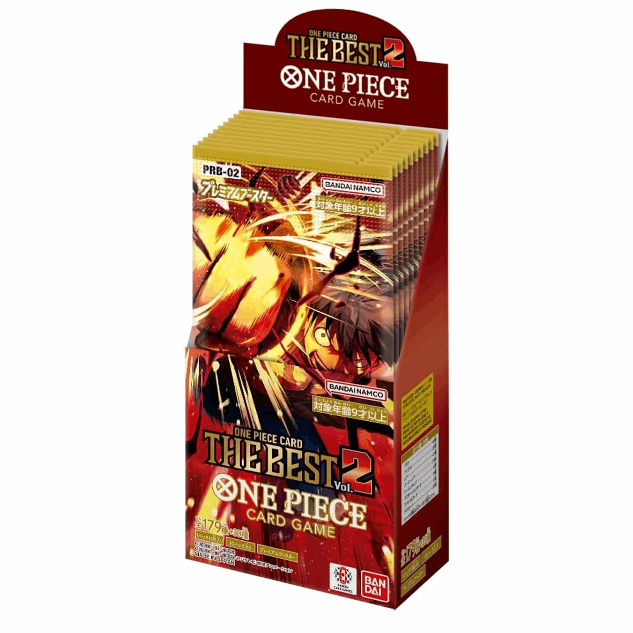 One Piece Card Game - The Best Vol.2 Booster Display PRB-02 - JPN Display offen