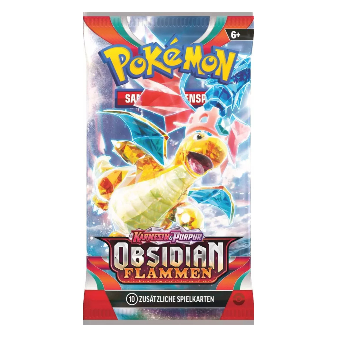 Pokémon - Karmesin & Purpur Obsidian Flammen Booster Pack - DE