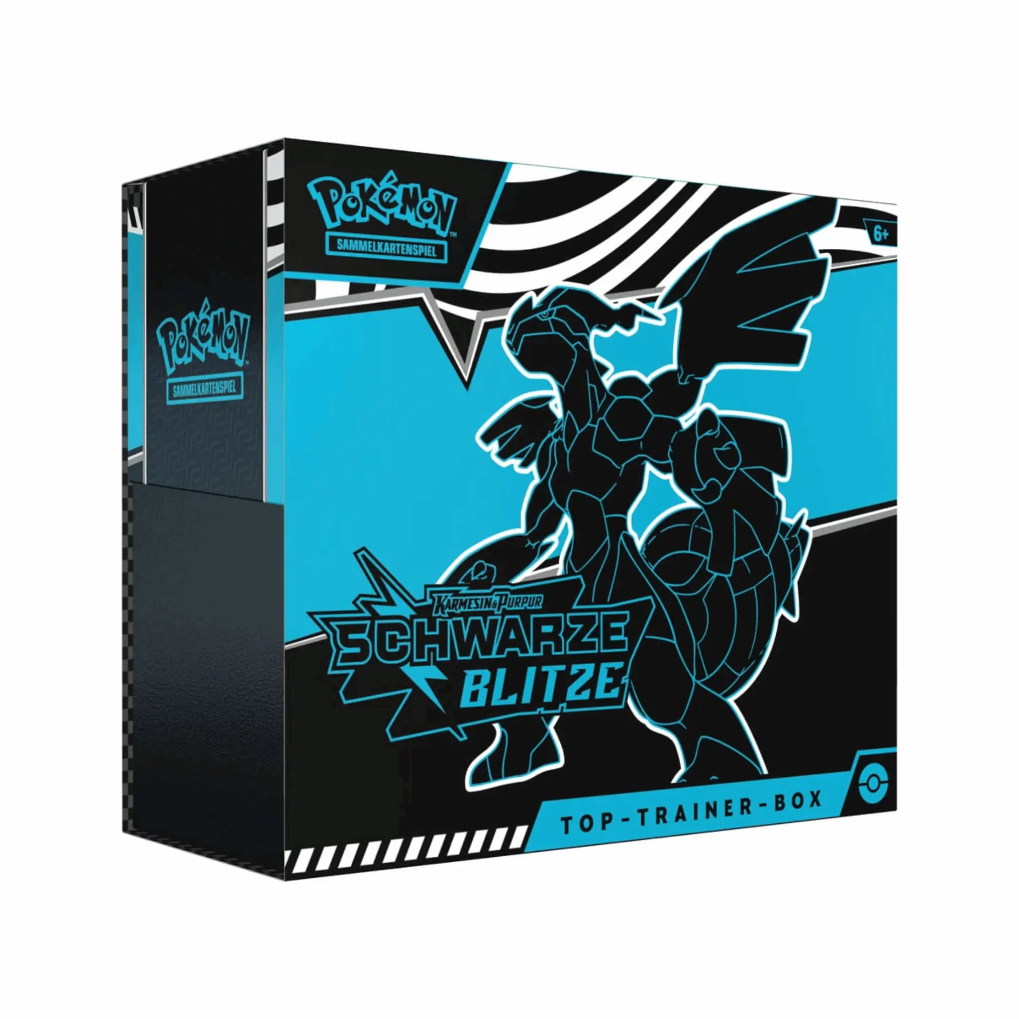 Pokémon - Karmesin & Purpur: Schwarze Blitze Top Trainer Box - DE