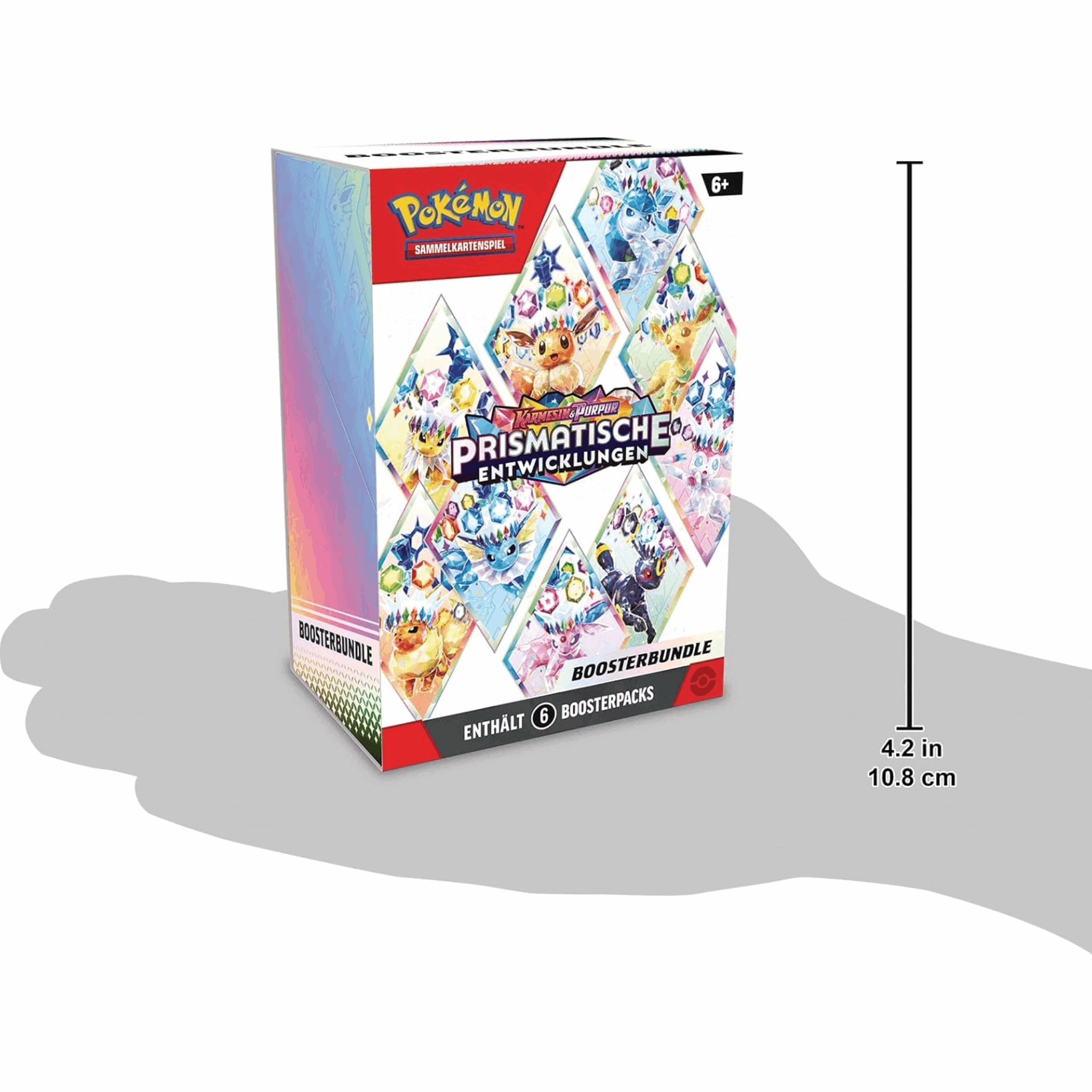 Pokémon - Prismatische Entwicklungen Booster Bundle - DE Größe