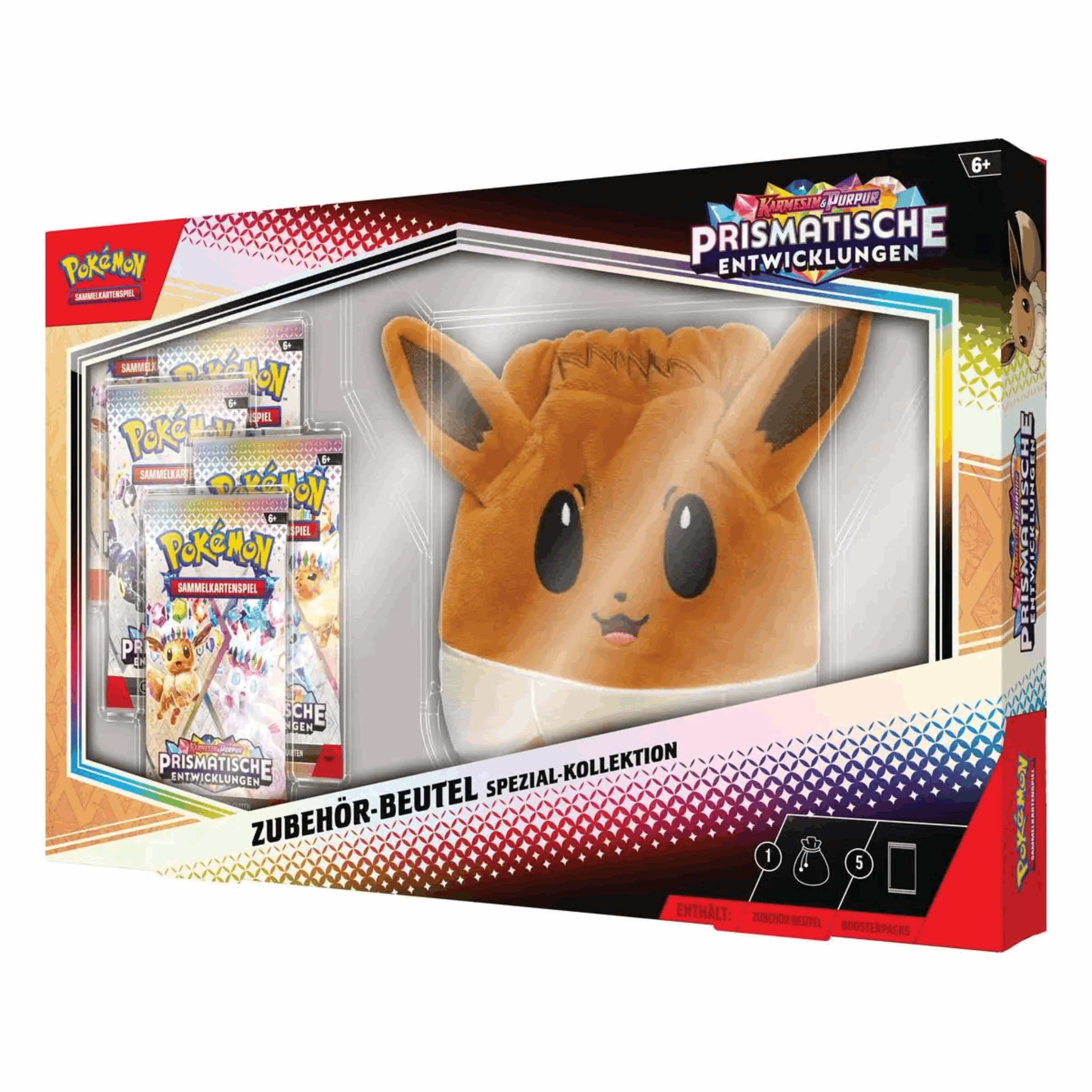 Pokémon - Prismatische Entwicklungen Zubehör Beutel Spezial Kollektion - DE Seitlich