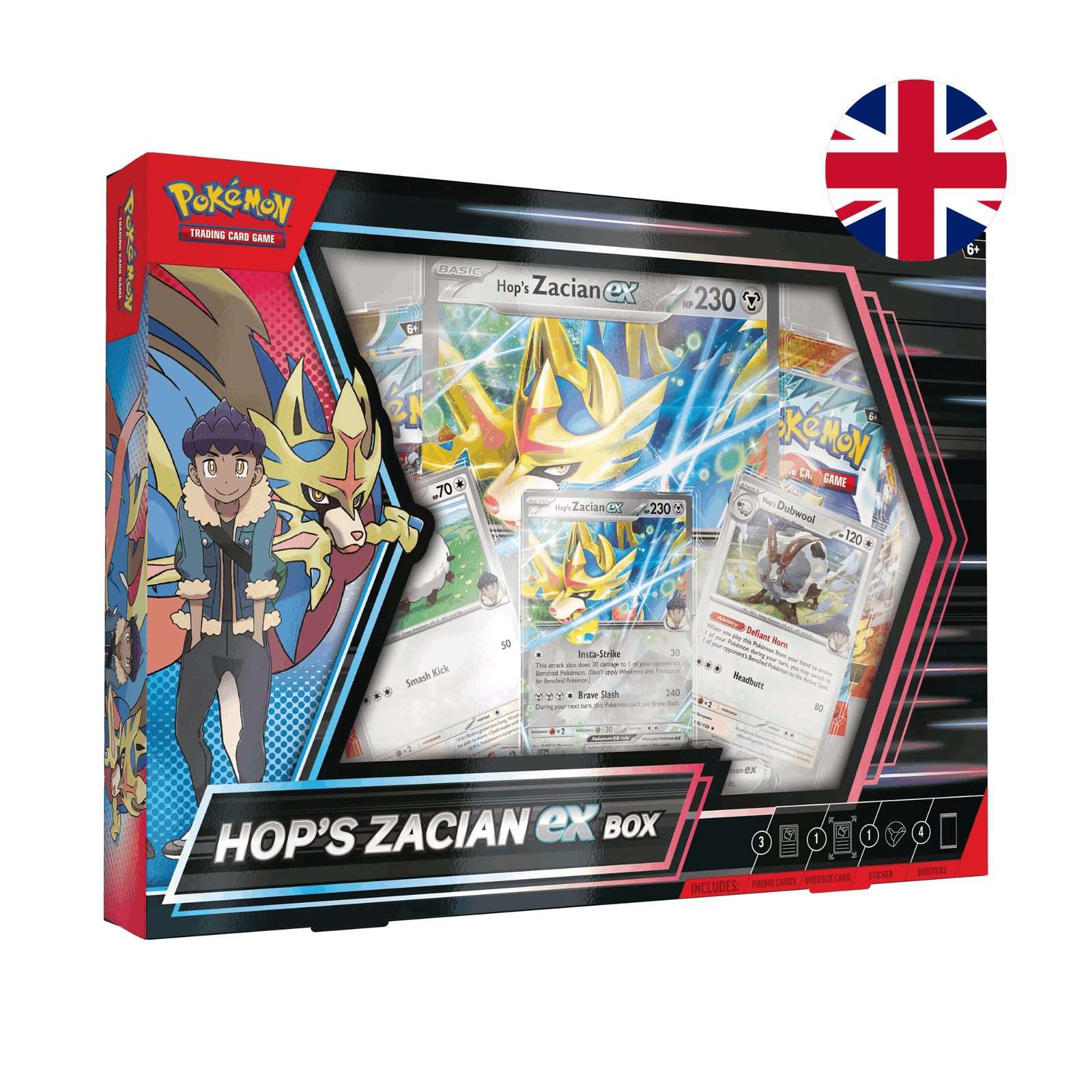 Pokémon - Scarlet & Violet: Journey Together Hop's Zacian ex Box - EN - cardcosmos