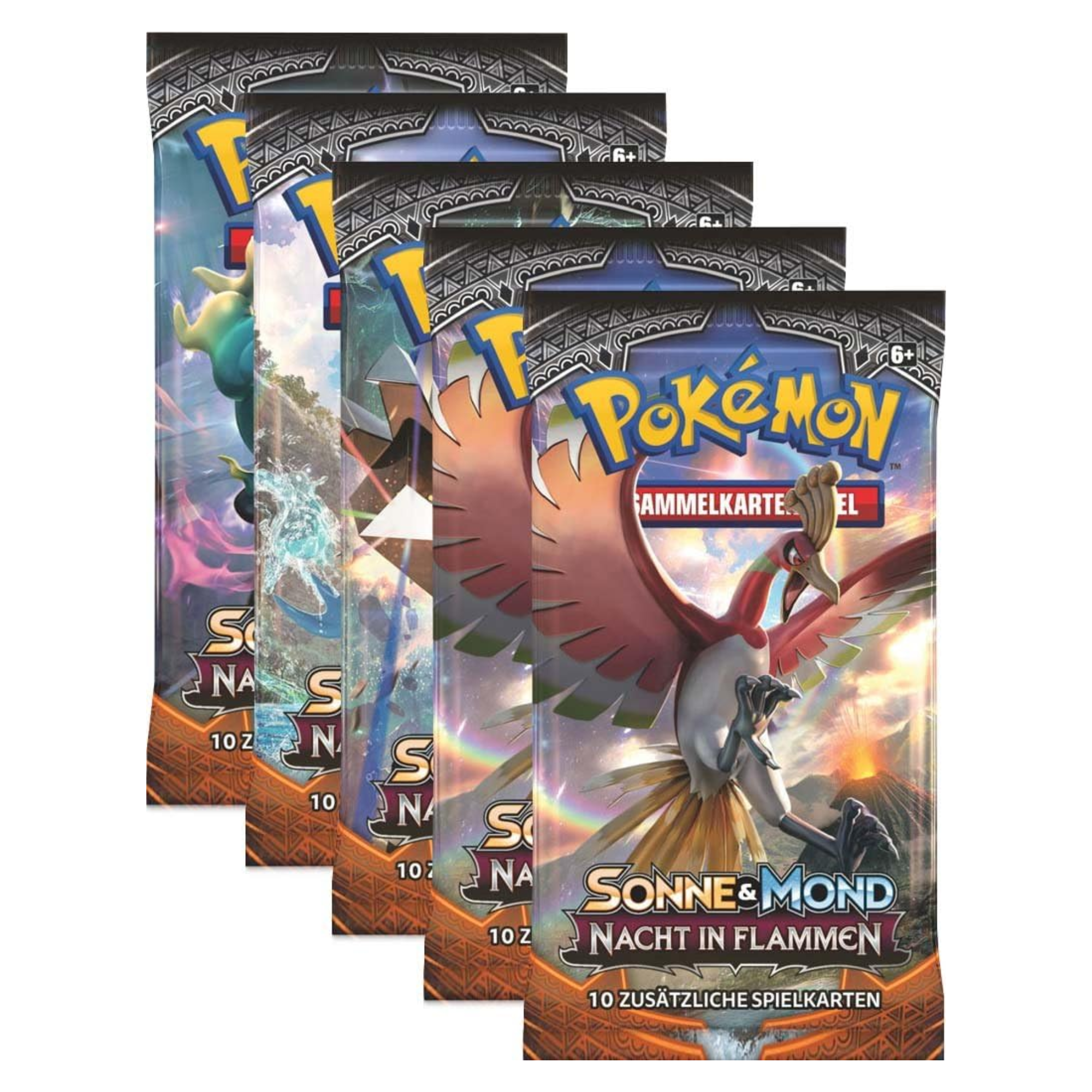 Pokémon - Sonne & Mond: Nacht in Flammen Booster Display - DE Booster Packs