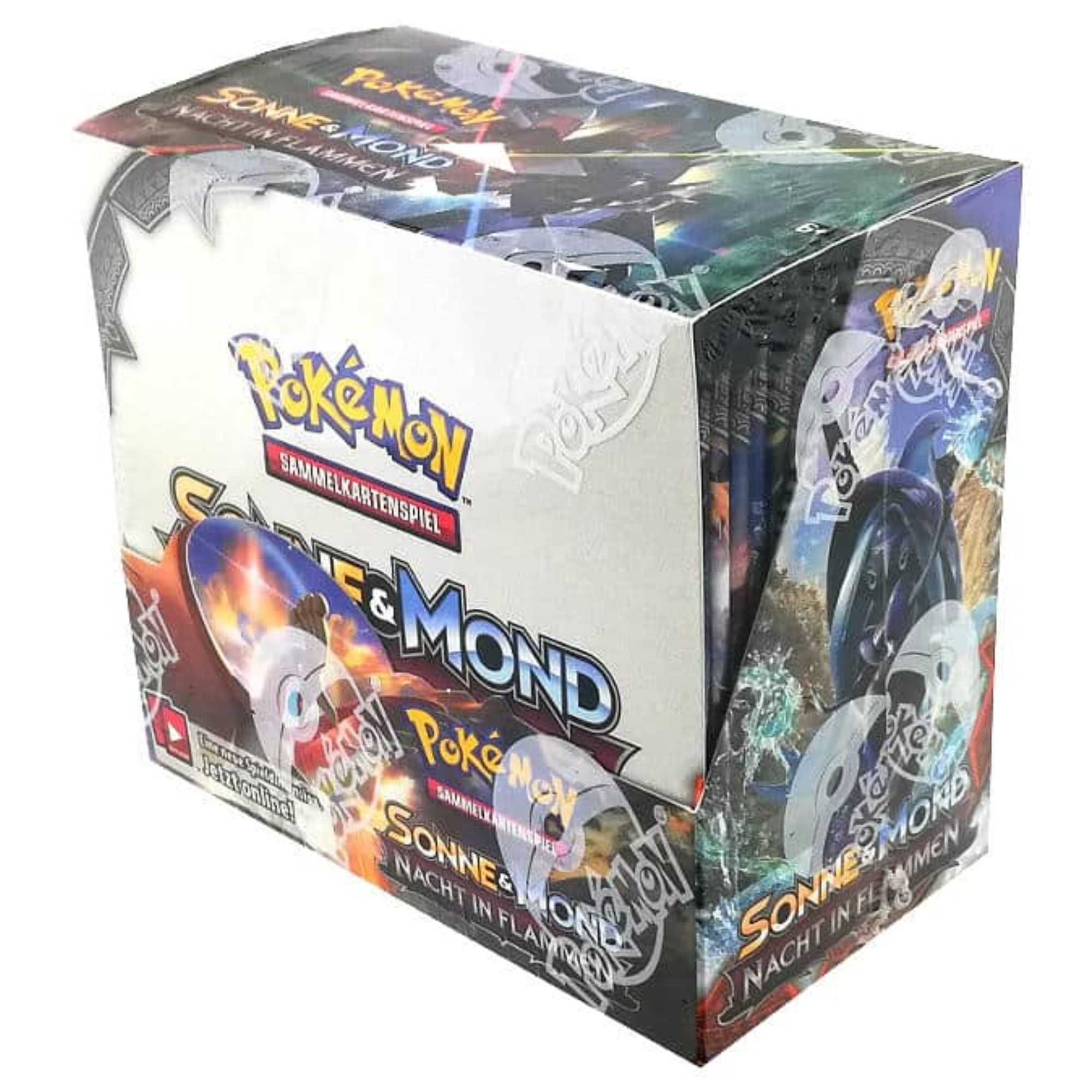 Pokémon - Sonne & Mond: Nacht in Flammen Booster Display - DE Geschlossen