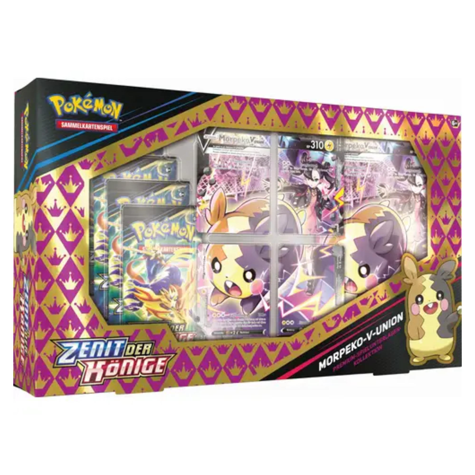 Pokémon - Zenit der Könige: Morpeko-V-UNION Premium Spielunterlagen Kollektion- DE