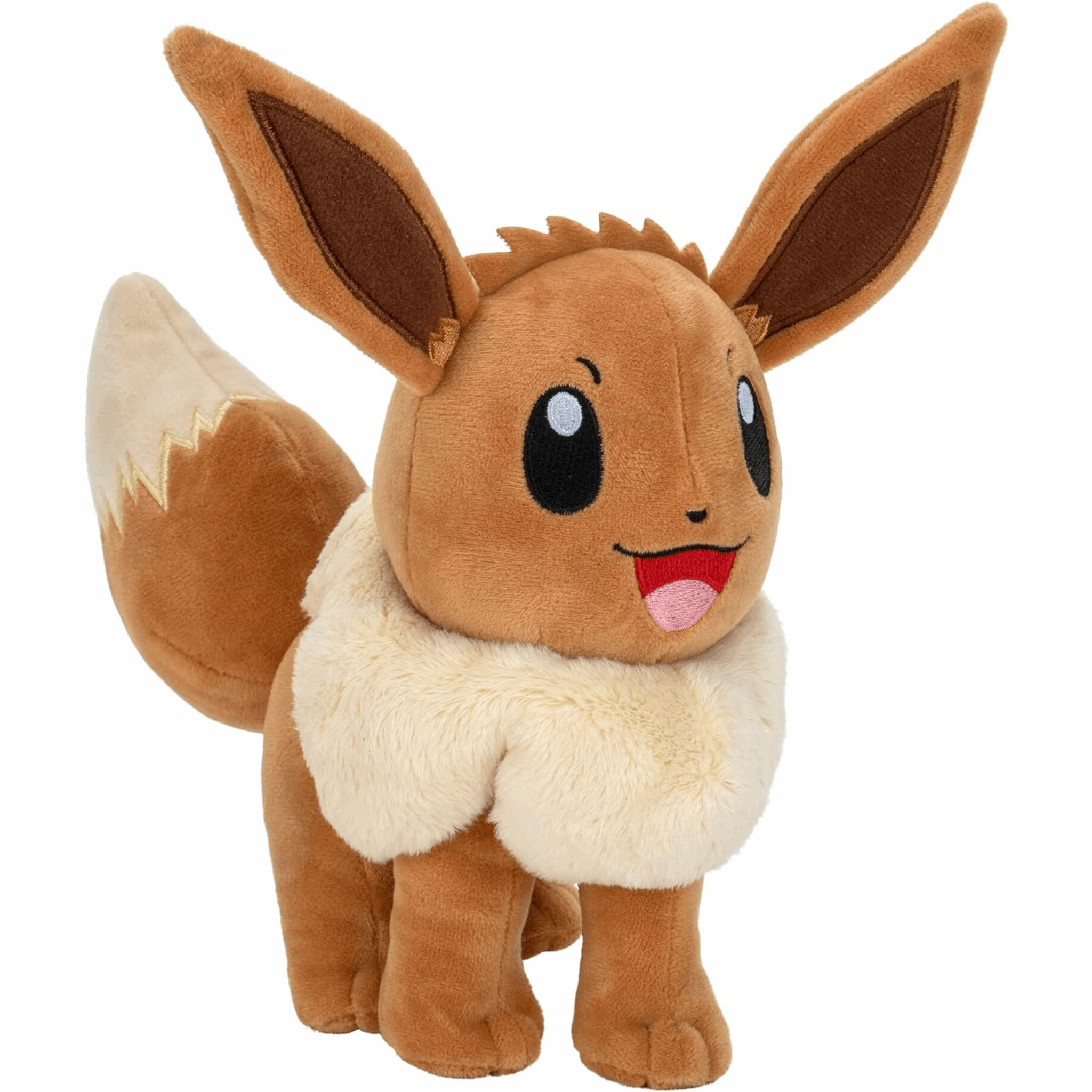 Pokémon – Evoli (Eevee) Plüsch 20 cm (Jazwares) Seitenansicht