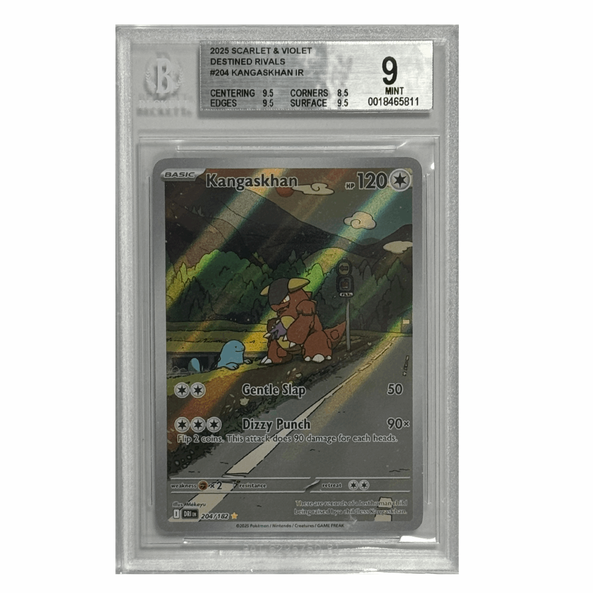 Pokémon – Kangaskhan IR #204 (Destined Rivals) – BGS 9 Mint